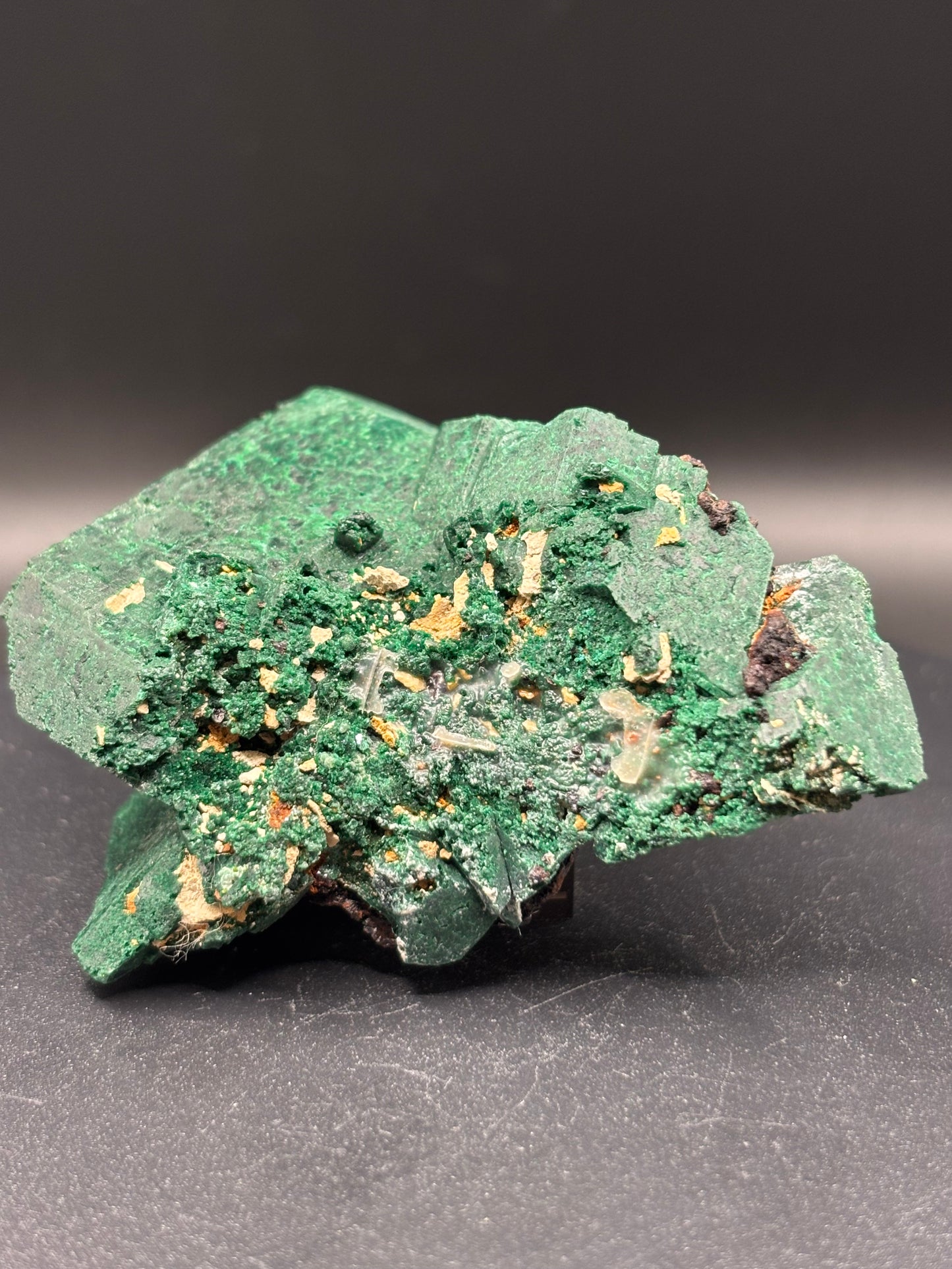 Malachite Pseudomorph After Azurite – Touissit Mine, Oujda, Morocco