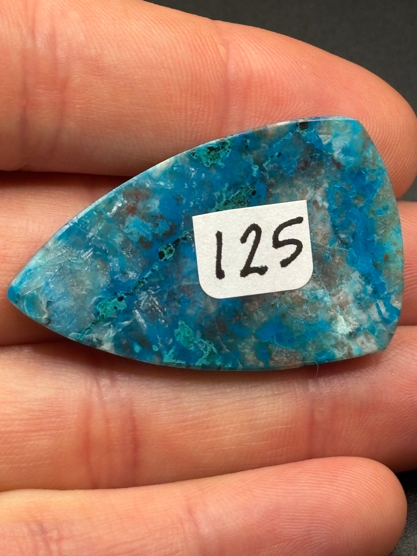 Rowley Mine Arizona Chrysocolla Cabochon Polished Copper Mineral Gemstone Cab Southwestern Lapidary