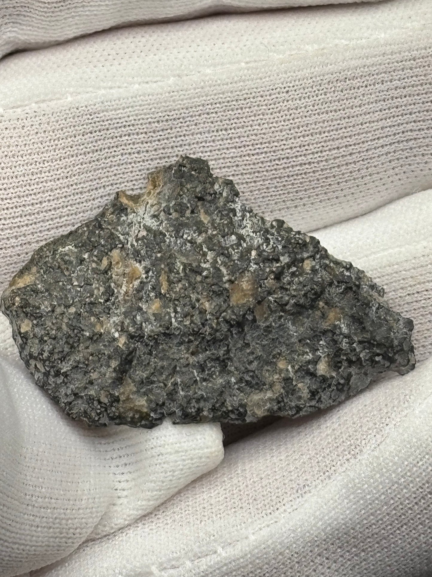 NWA 17859 "Black Lunar" Meteorite Specimen Official Feldspathic Breccia Moon Meteorite