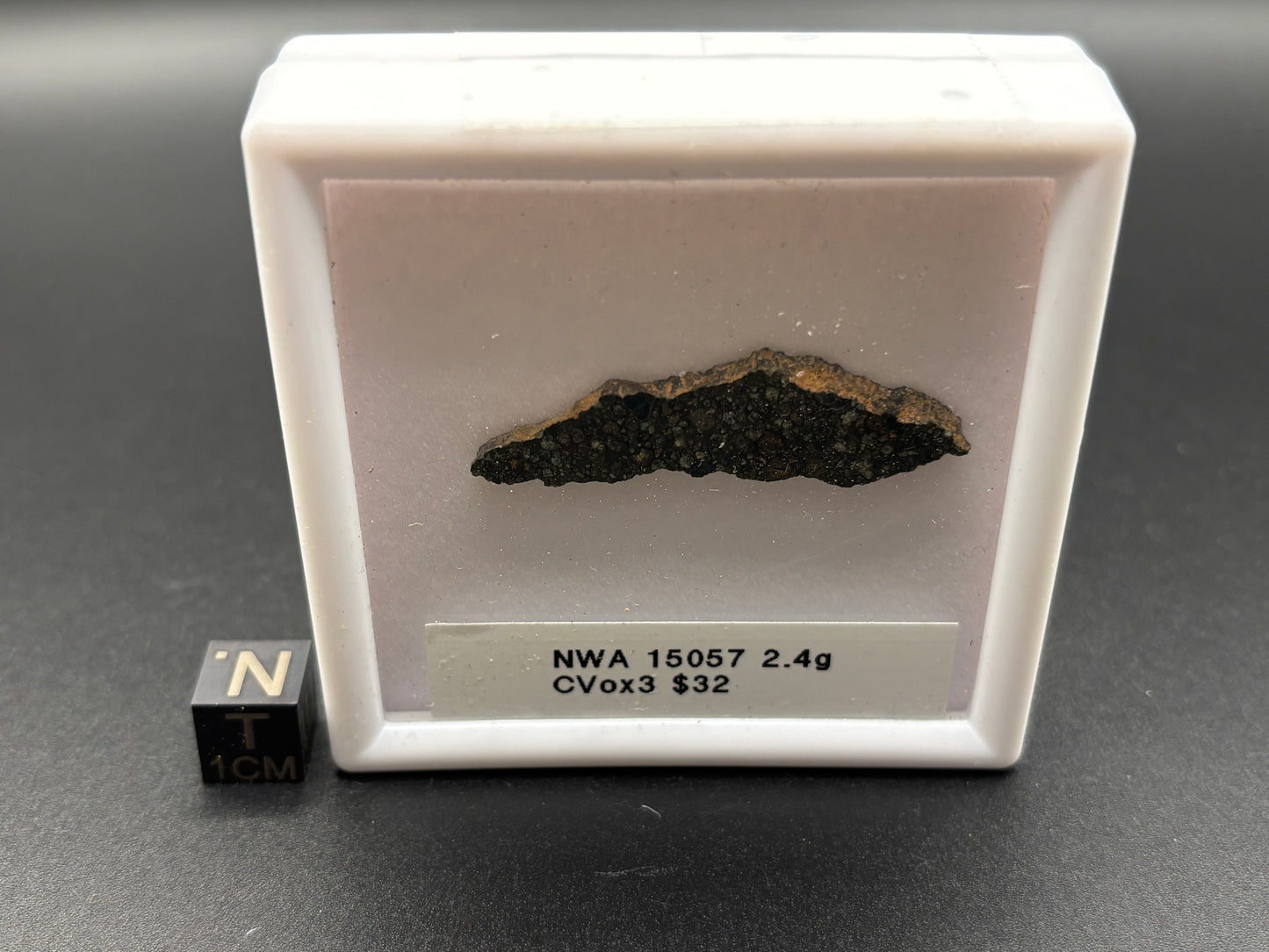 NWA 15057 Carbonaceous Chondrite Meteorite Official CVox3 Northwest Africa Meteorite