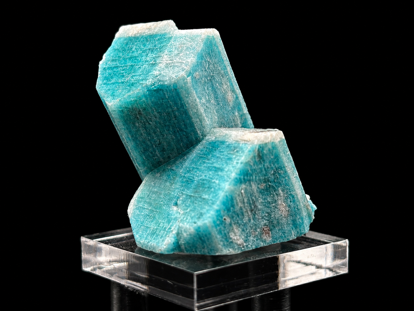 Amazonite – Smokey Hawk Mine, Teller County, Colorado | Perthitic Amazonite Crystals