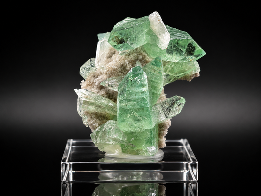 Green Apophyllite Crystal Specimen – Pashan Quarry, Pune (Poona), Maharashtra, India