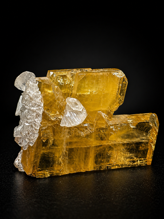 Barite with Quartz – Goldstrike Pocket, Meikle Mine, Nevada – Collected 2000