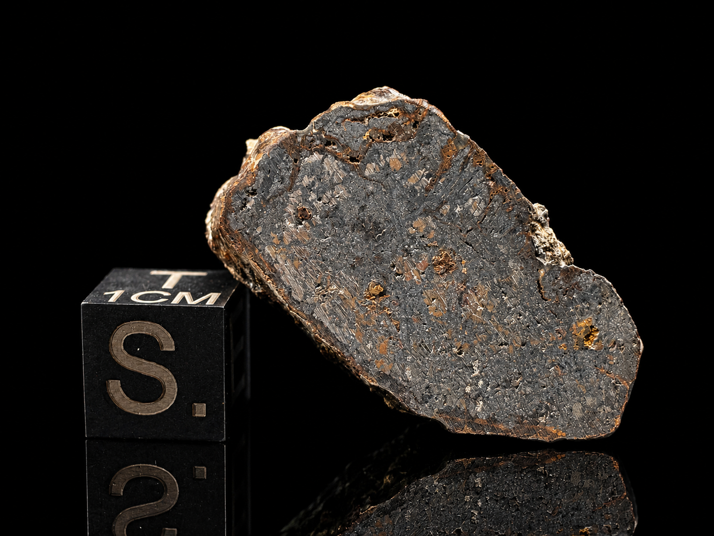 Canyon Diablo Graphite Nodule Slice – Meteor Crater, Arizona, USA