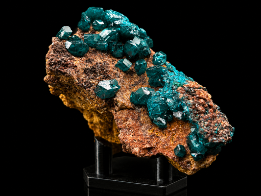 Dioptase Crystal Specimen – Kapata Mine, Kolwezi Mining District, Lualaba Province, Democratic Republic of Congo