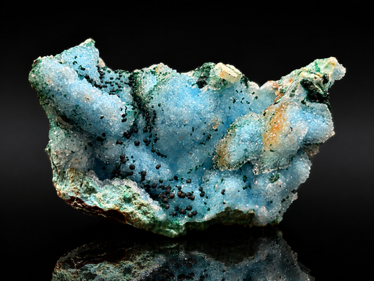 Druzy Malachite & Chrysocolla – Tenke Deposit, Lualaba Province, Democratic Republic of Congo