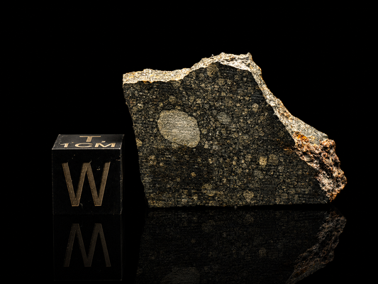 Felt (b) Meteorite Specimen Rare Official L3.5-5 Chondrite Oklahoma Meteorite Genomict Breccia