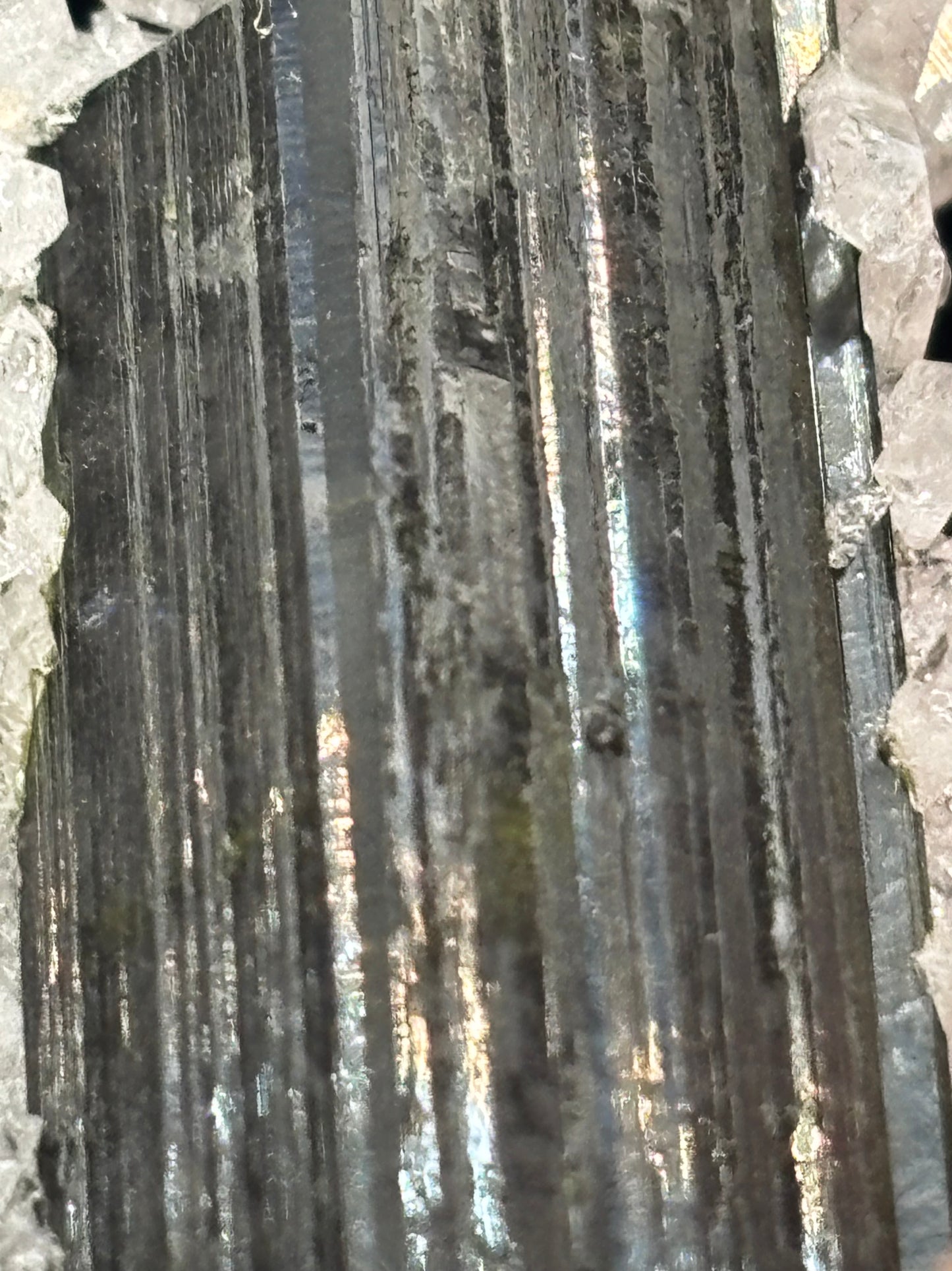 Quartz Crystals on Epidote – Minas Gerais, Brazil – Natural Mineral Specimen