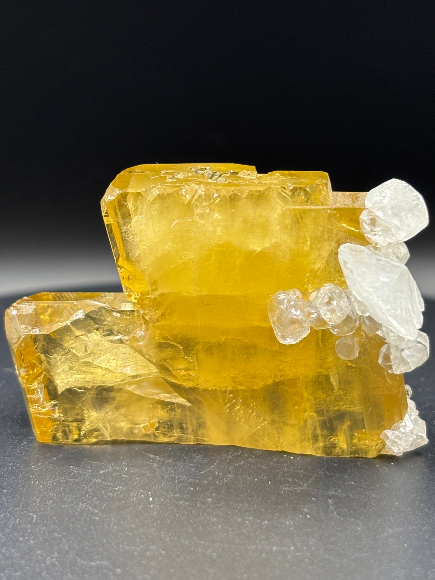 Barite with Quartz – Goldstrike Pocket, Meikle Mine, Nevada – Collected 2000