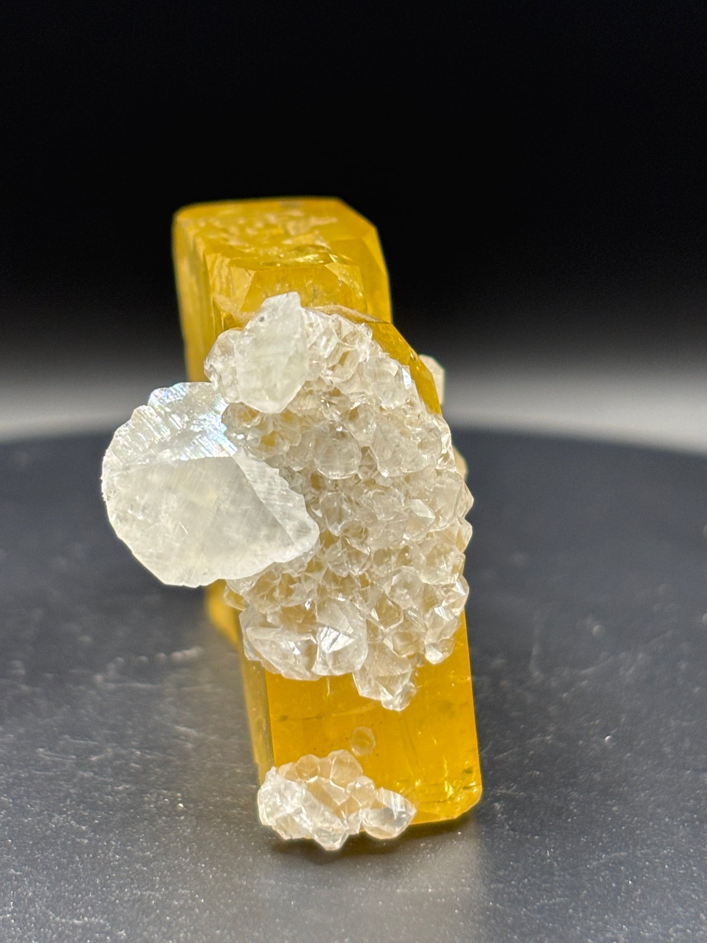 Barite with Quartz – Goldstrike Pocket, Meikle Mine, Nevada – Collected 2000