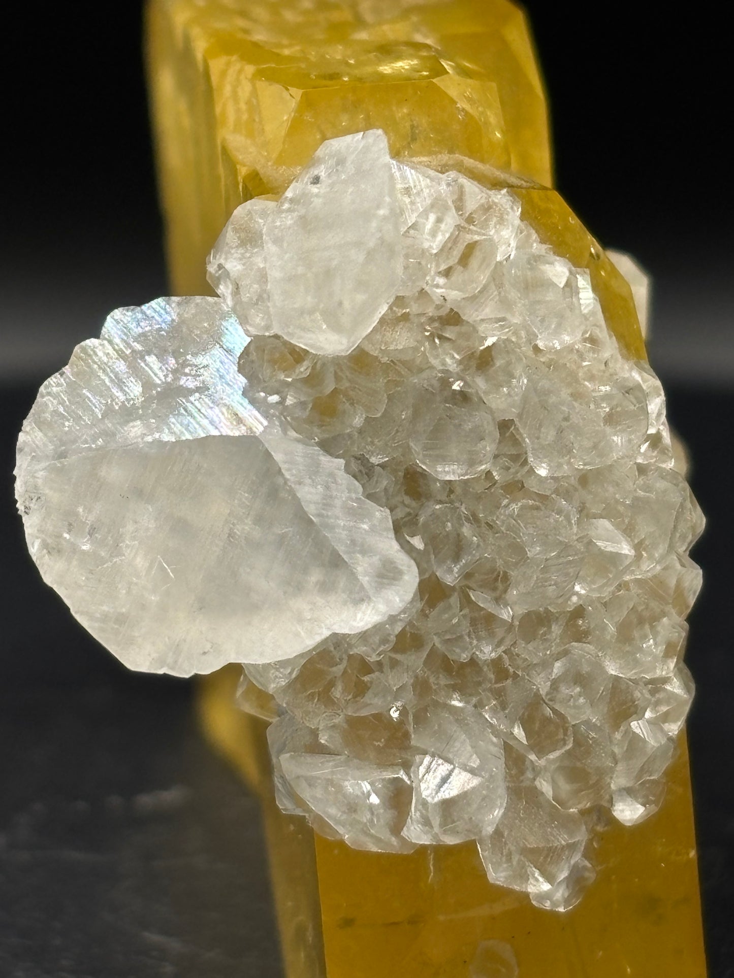 Barite with Quartz – Goldstrike Pocket, Meikle Mine, Nevada – Collected 2000