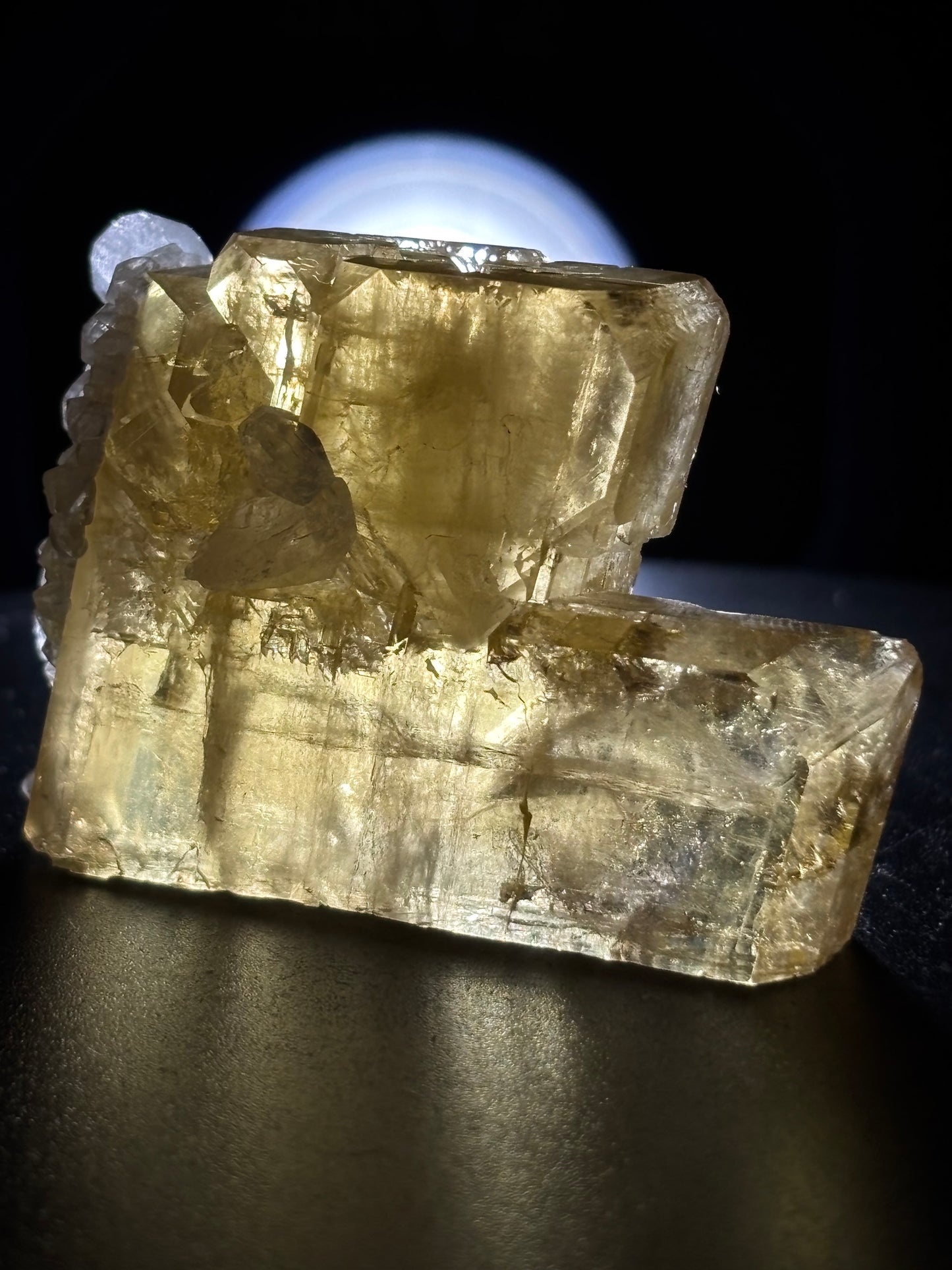 Barite with Quartz – Goldstrike Pocket, Meikle Mine, Nevada – Collected 2000