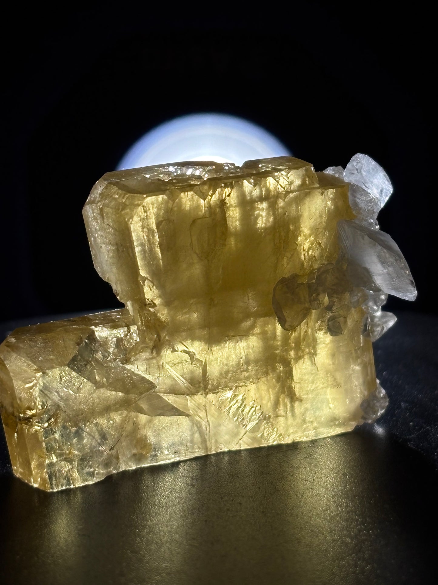 Barite with Quartz – Goldstrike Pocket, Meikle Mine, Nevada – Collected 2000