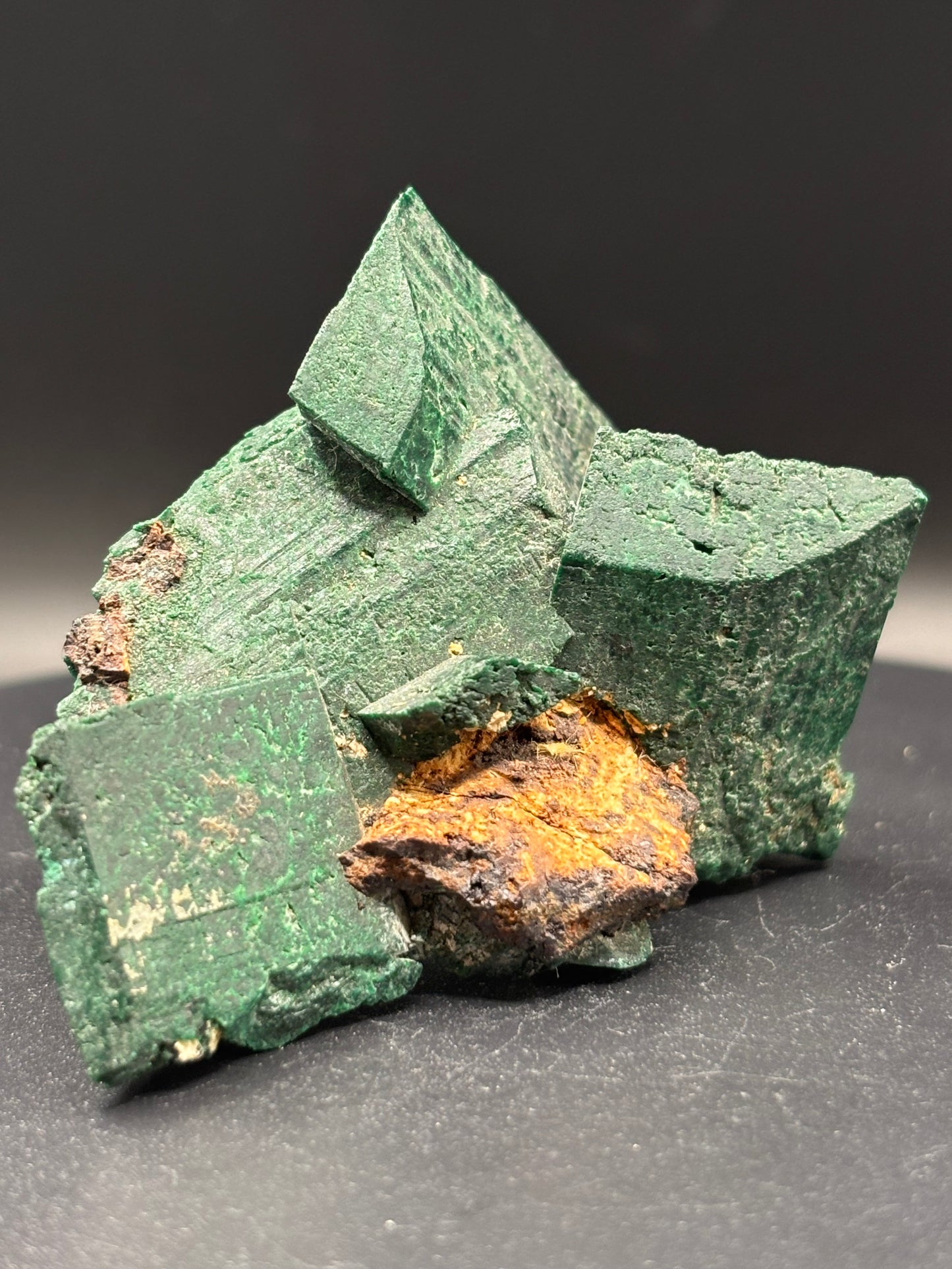 Malachite Pseudomorph After Azurite – Touissit Mine, Oujda, Morocco