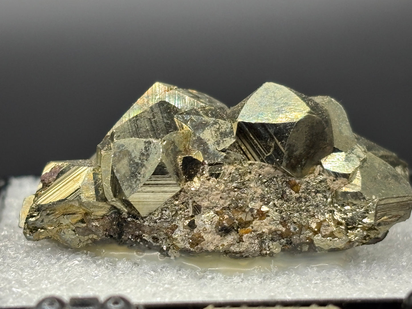Pyrite Crystal Specimen – Leonard Mine, Butte, Montana, USA