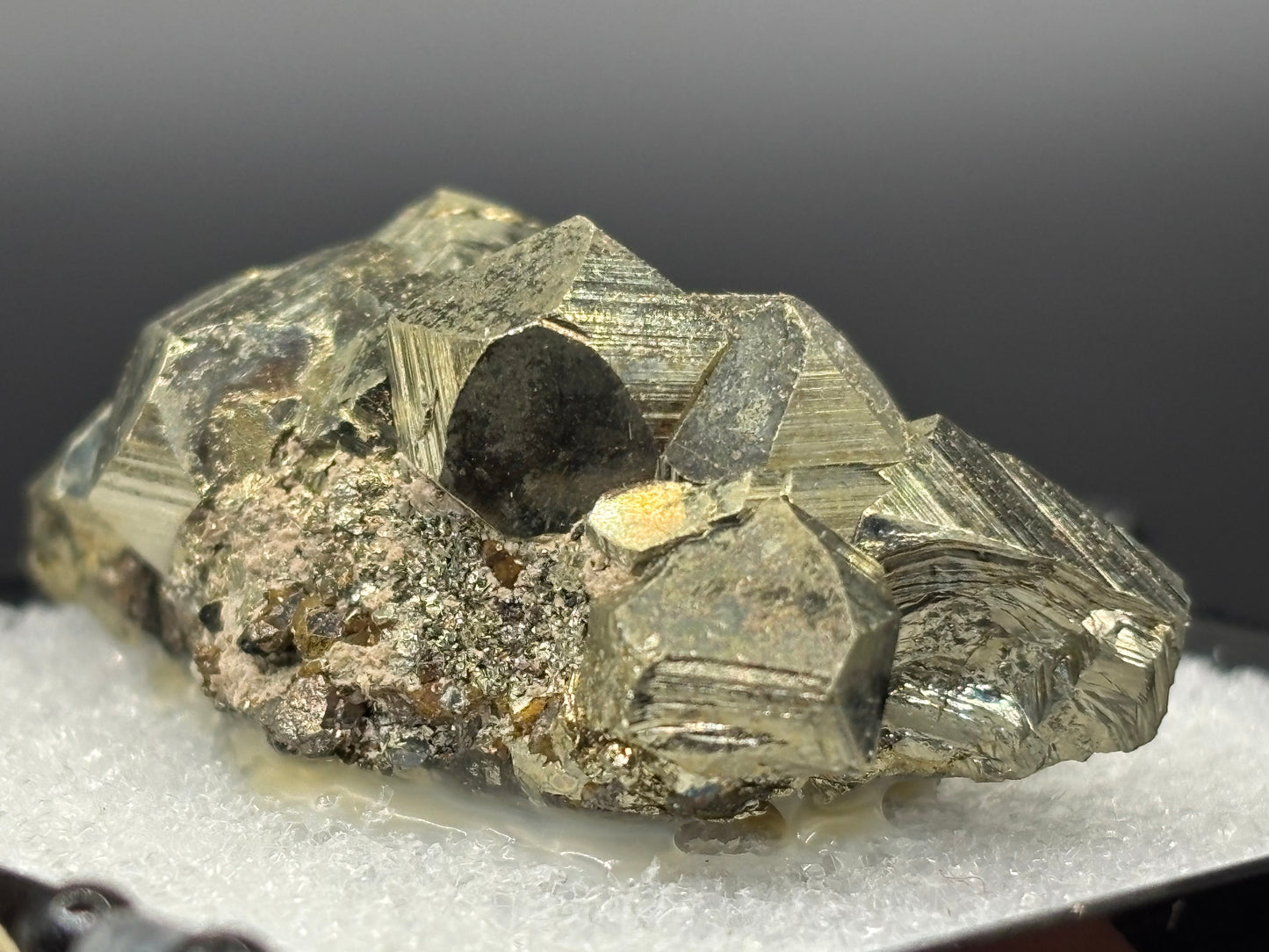 Pyrite Crystal Specimen – Leonard Mine, Butte, Montana, USA