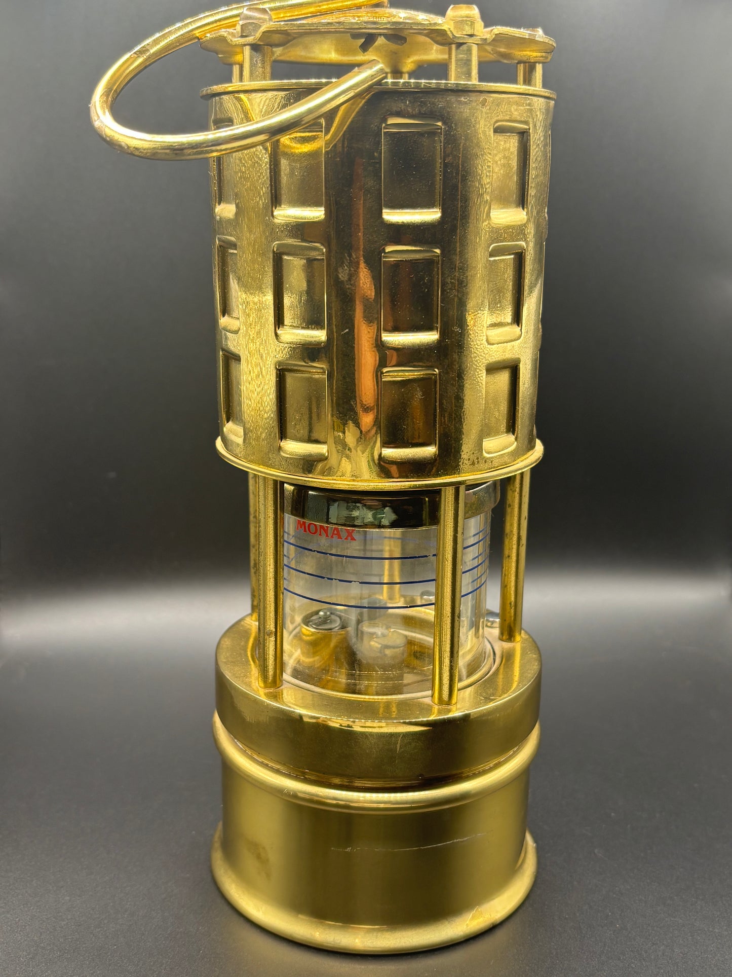 Koehler Brass MSHA Permissible Flame Safety Miners Lamp Model 209 — Coal Mining Relic