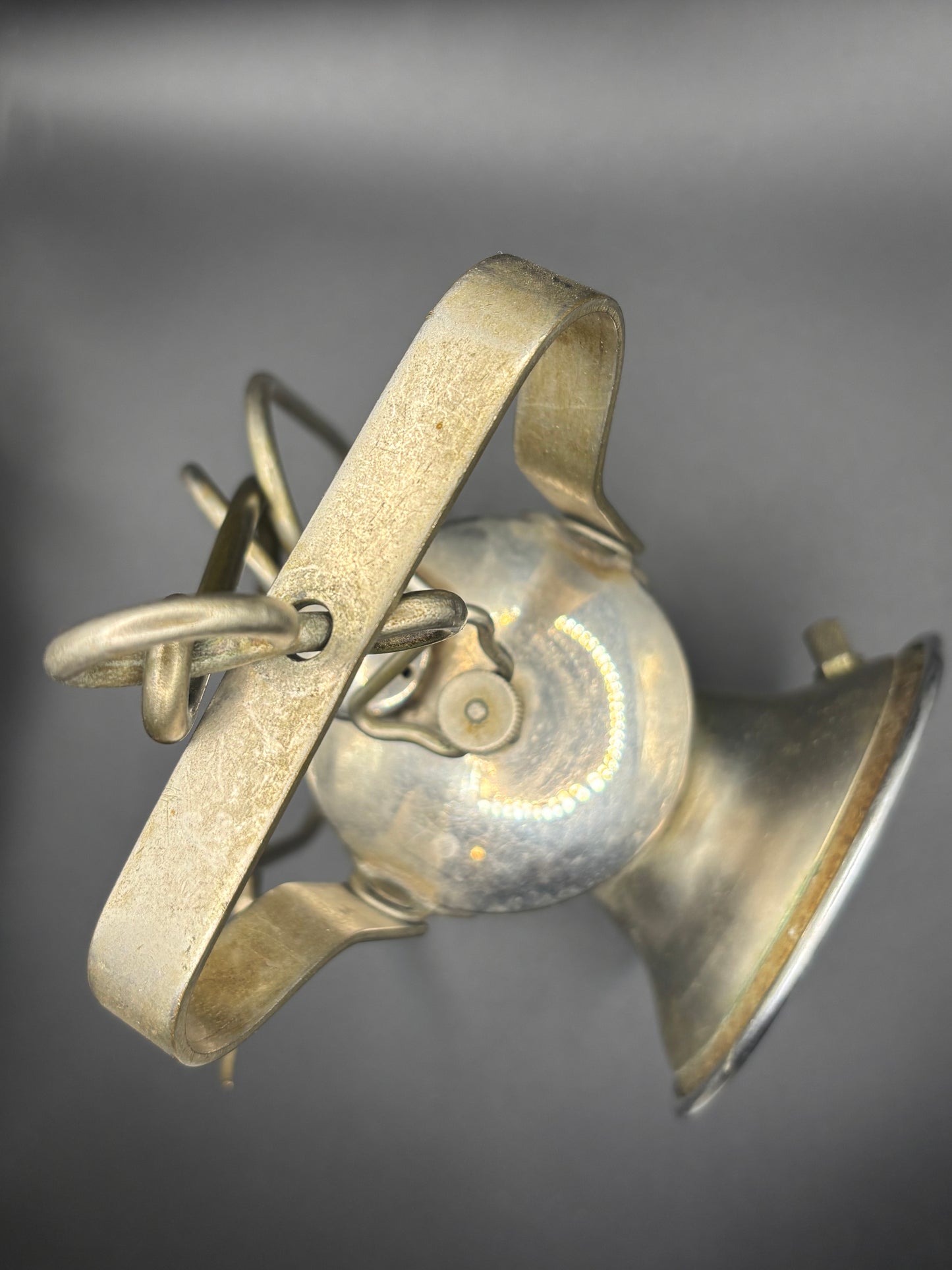 Vintage ITP "Its Trouble Proof" Carbide Miners Lamp — Patented Aug 8, 1916 | Antique Coal Mining Light