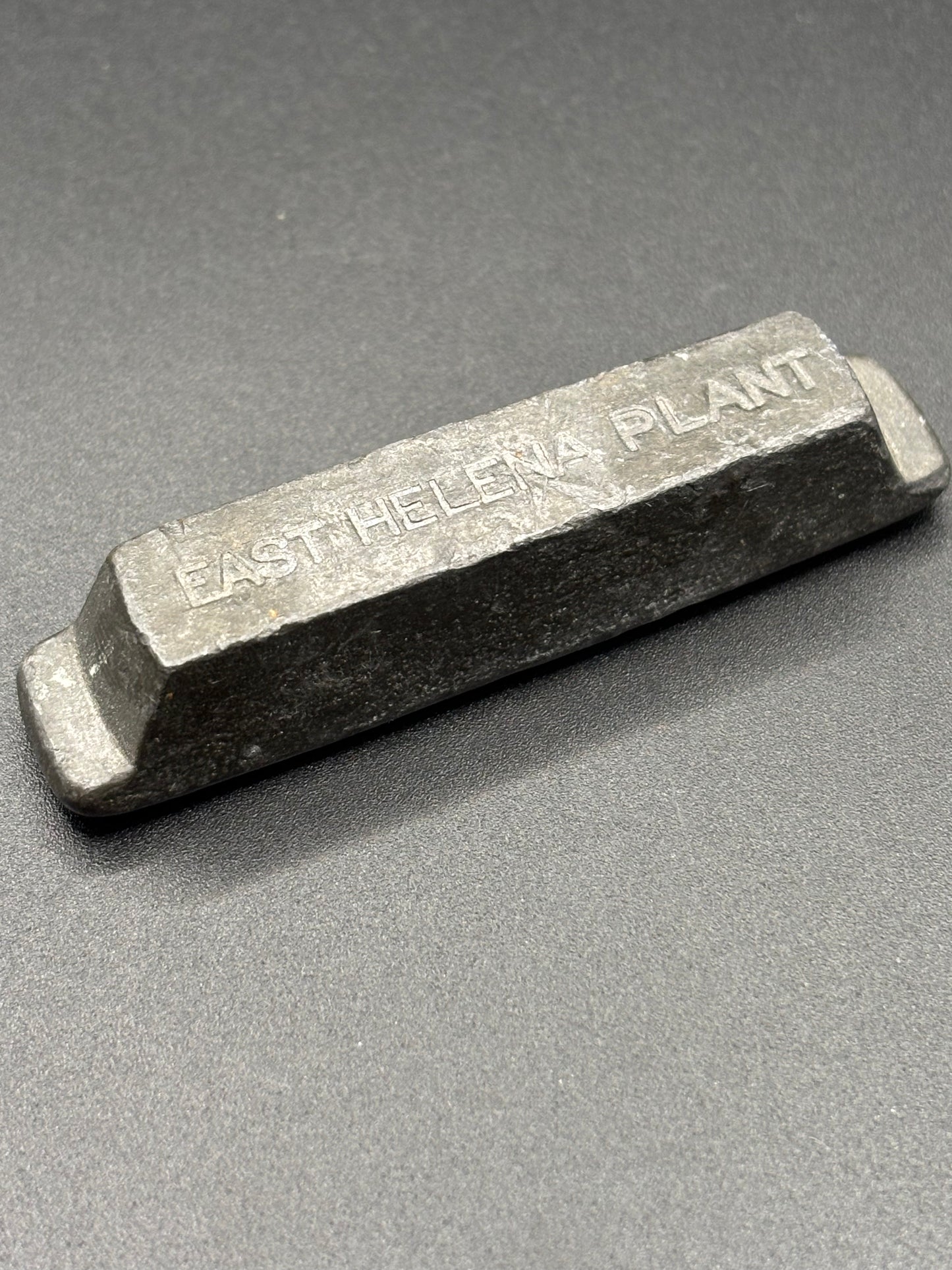 Vintage ASARCO East Helena Smelter Lead Paperweight Ingot — American Smelting & Refining Co Montana