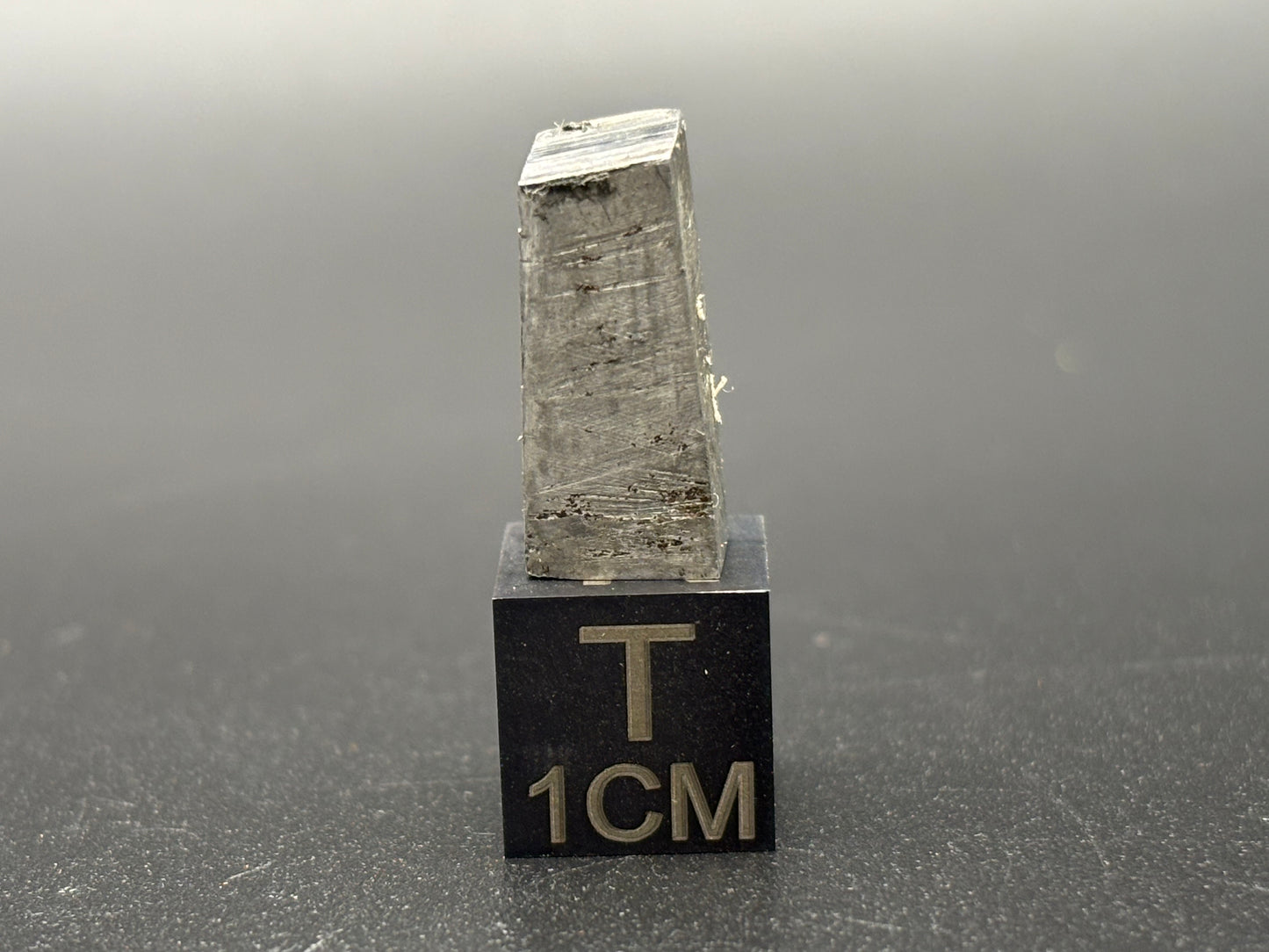 Gressk Iron Meteorite Fragment 4.4g Rare IIAB Iron Meteorite Belarus Hexahedrite Specimen