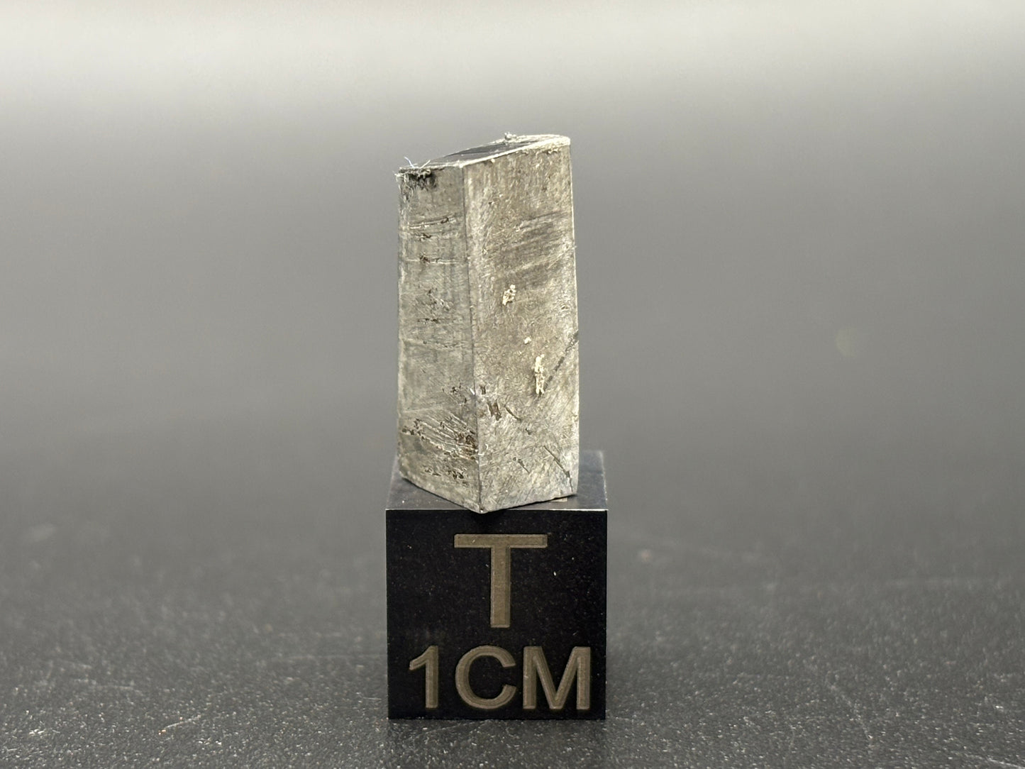 Gressk Iron Meteorite Fragment 4.4g Rare IIAB Iron Meteorite Belarus Hexahedrite Specimen