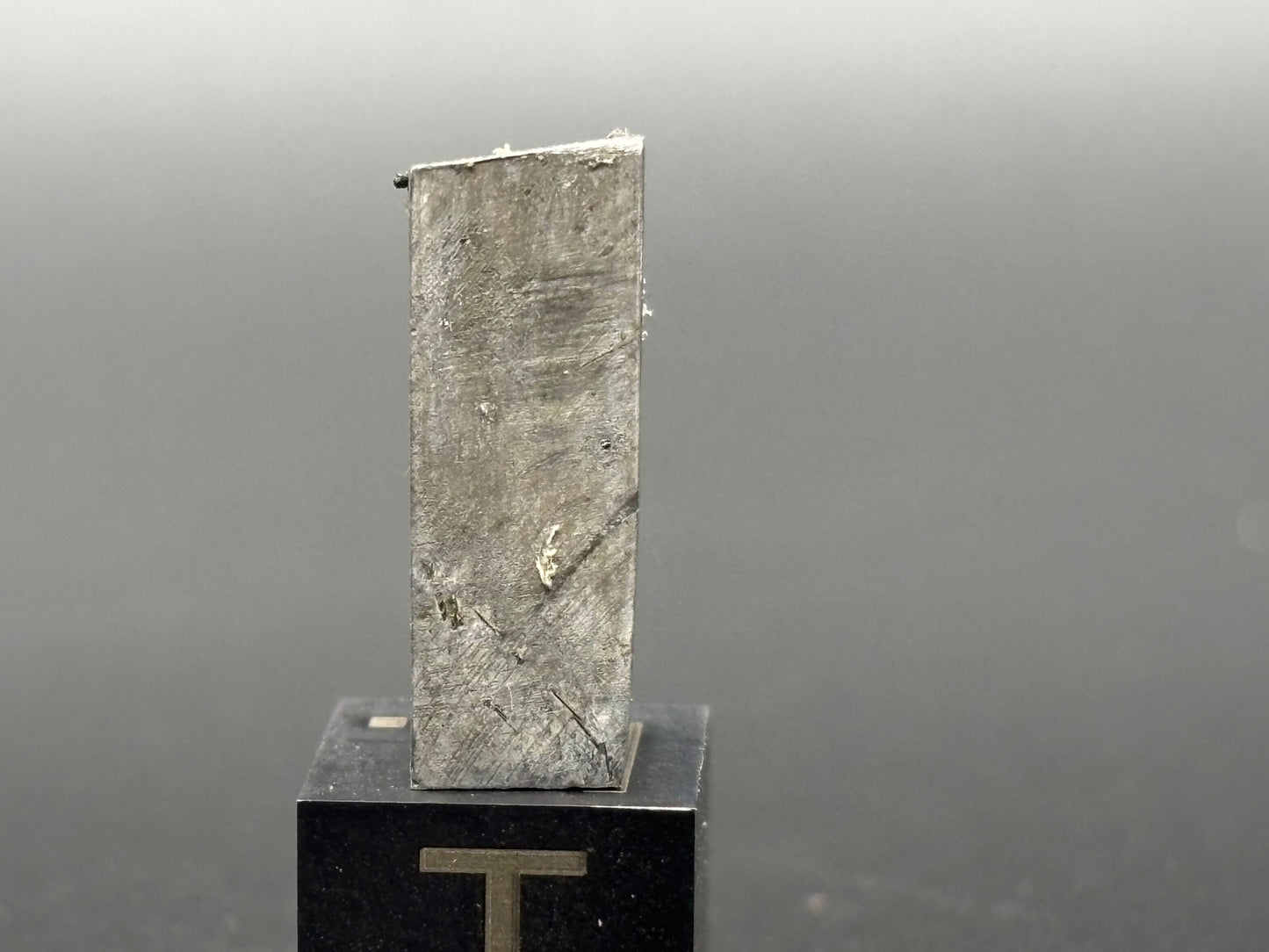 Gressk Iron Meteorite Fragment 4.4g Rare IIAB Iron Meteorite Belarus Hexahedrite Specimen