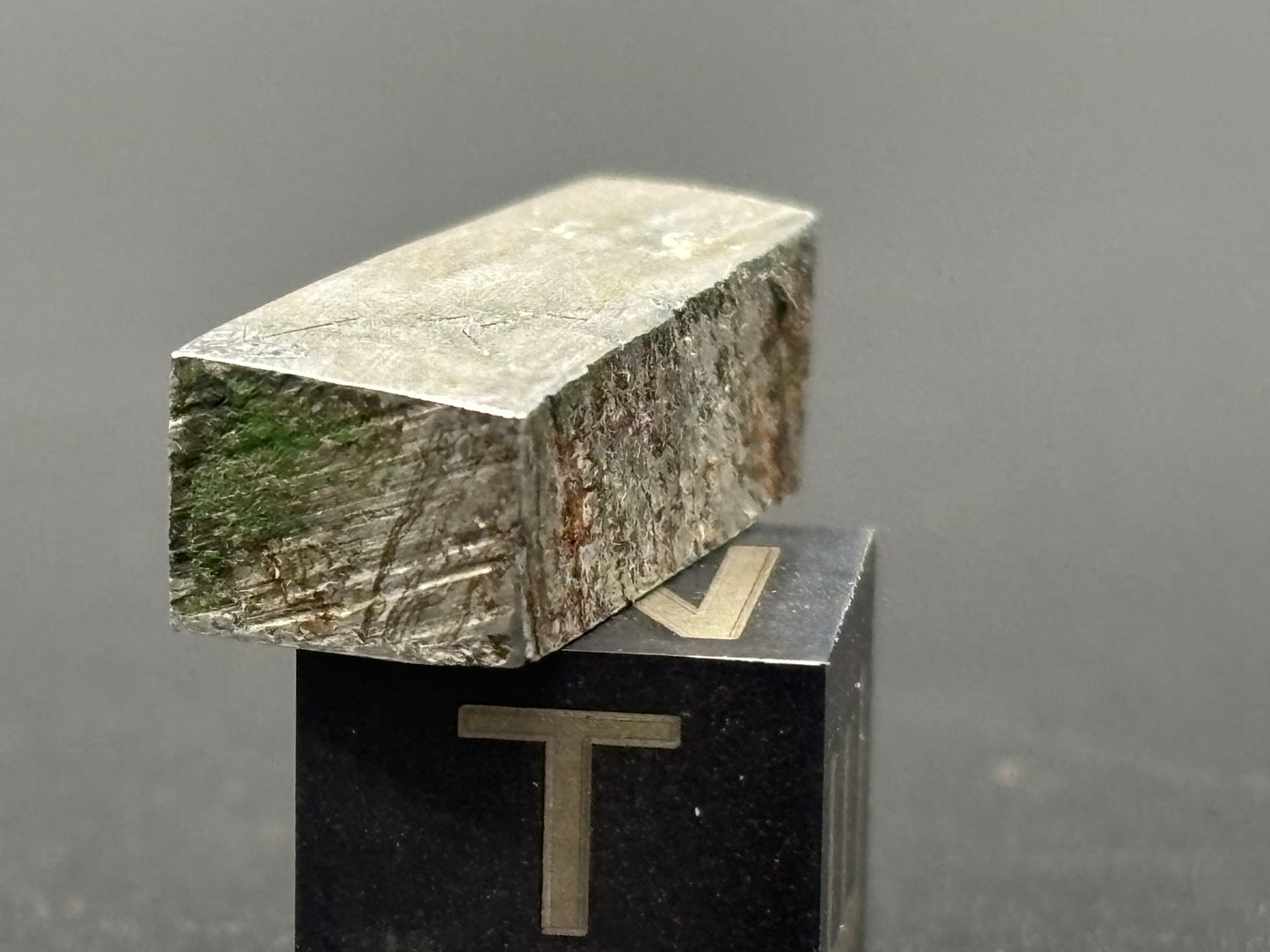 Gressk Iron Meteorite Fragment 4.4g Rare IIAB Iron Meteorite Belarus Hexahedrite Specimen