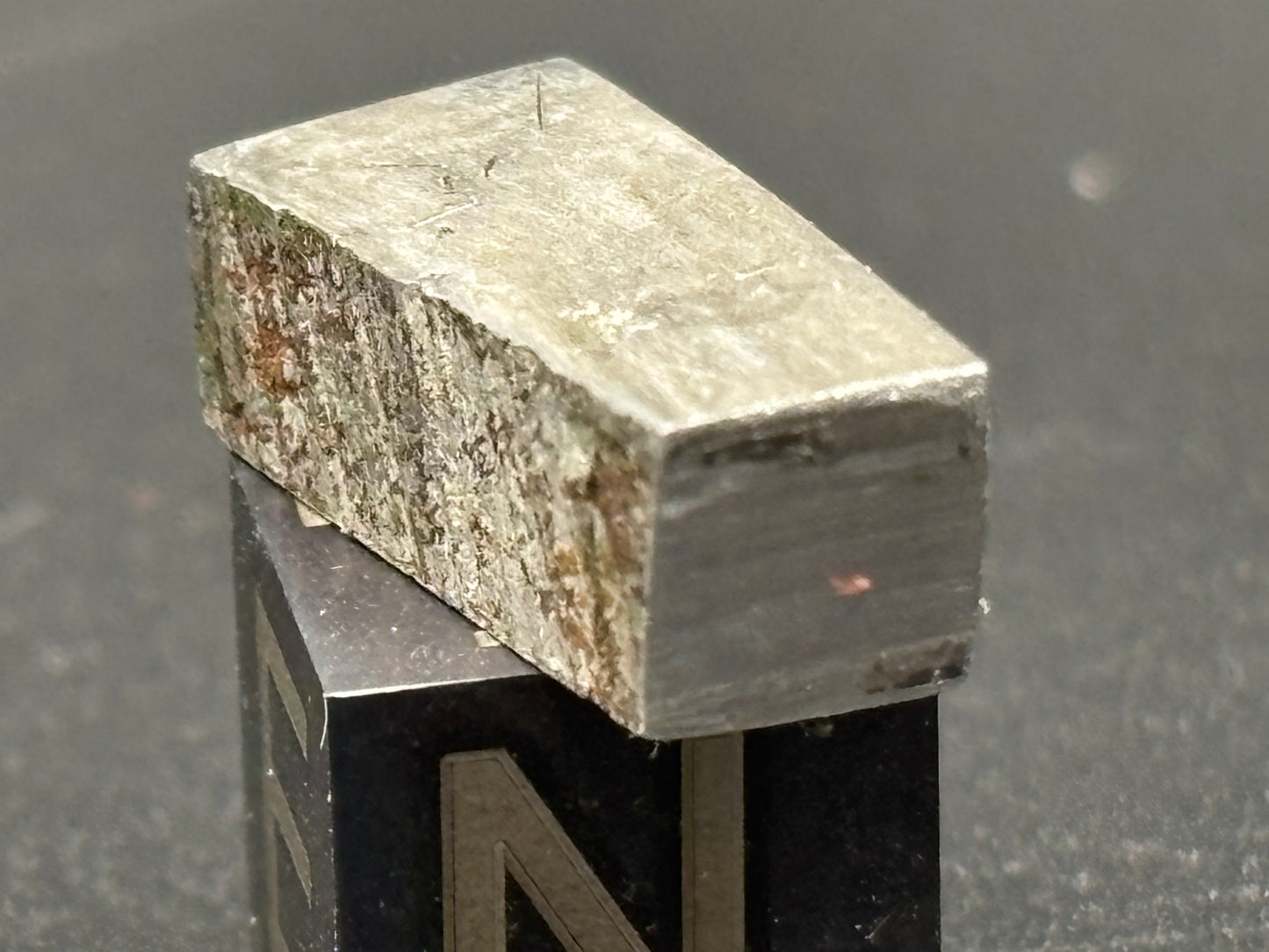 Gressk Iron Meteorite Fragment 4.4g Rare IIAB Iron Meteorite Belarus Hexahedrite Specimen