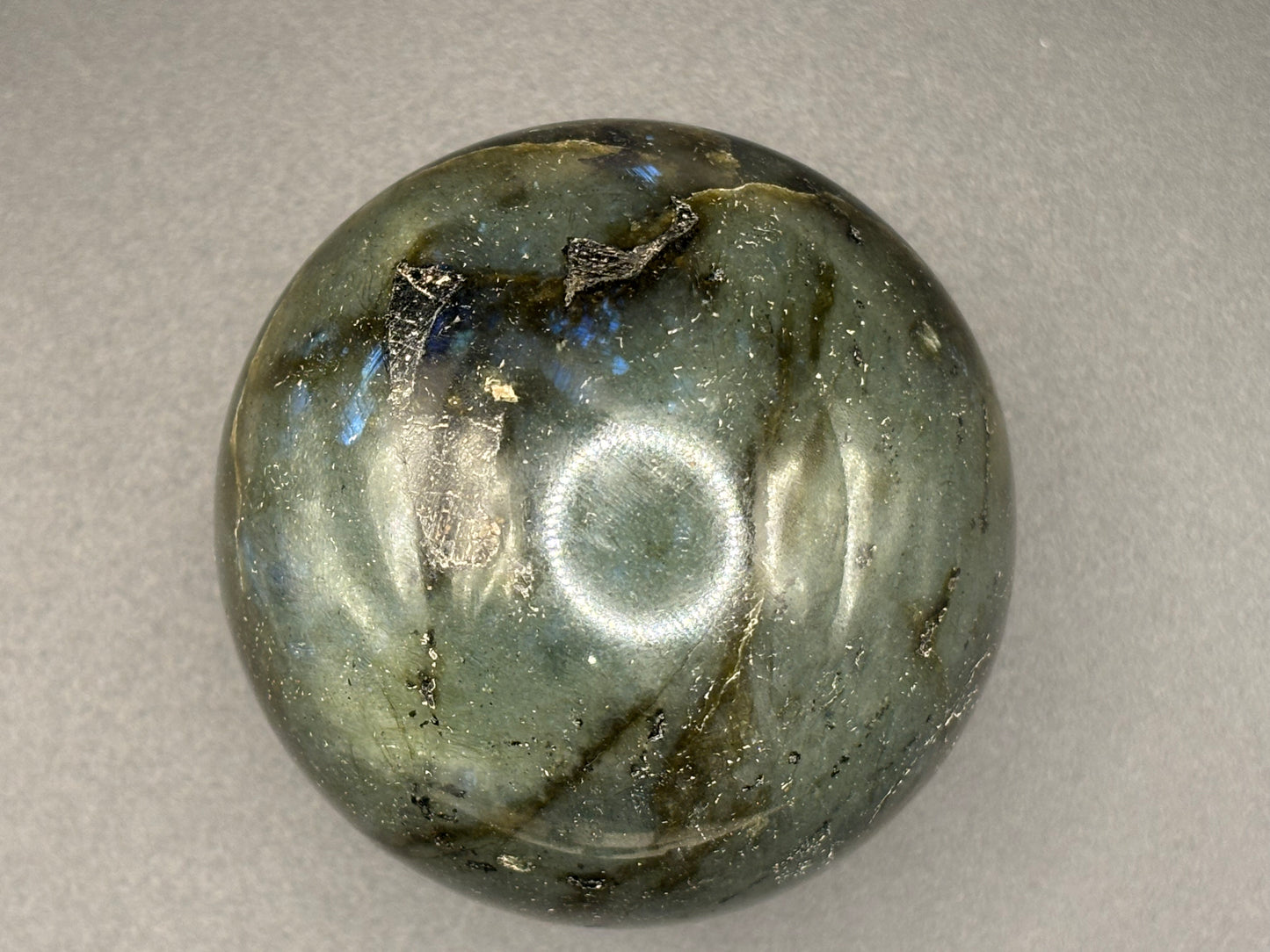 Labradorite Sphere 6cm 340g Flashing Feldspar Crystal Polished Mineral Specimen