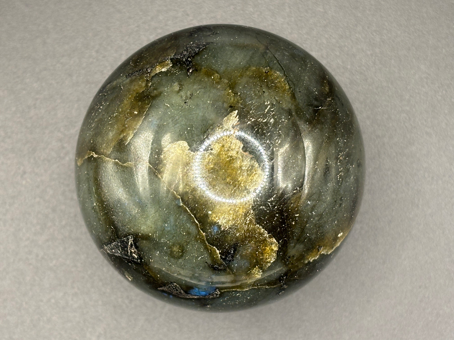 Labradorite Sphere 6cm 340g Flashing Feldspar Crystal Polished Mineral Specimen