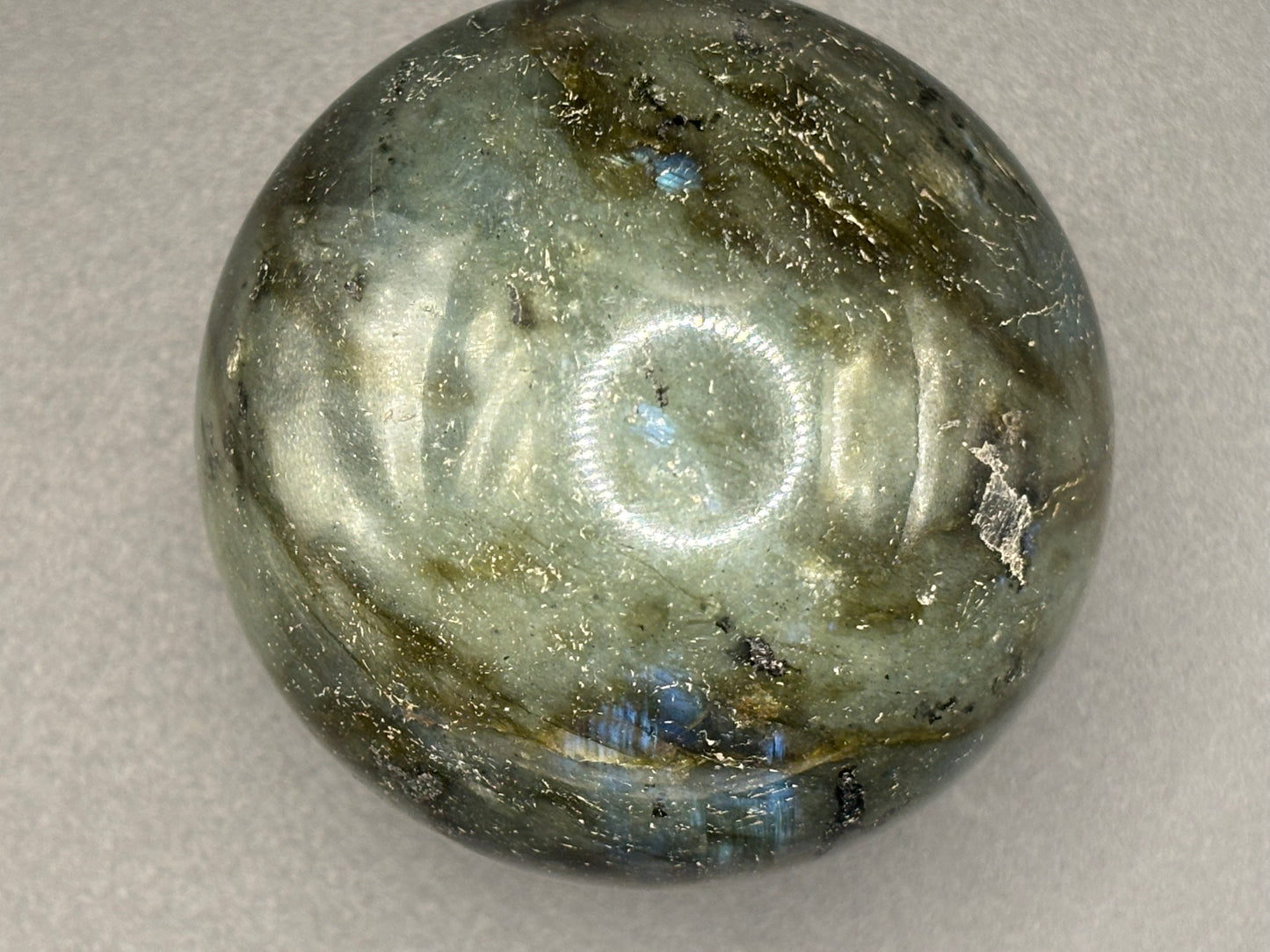 Labradorite Sphere 6cm 340g Flashing Feldspar Crystal Polished Mineral Specimen