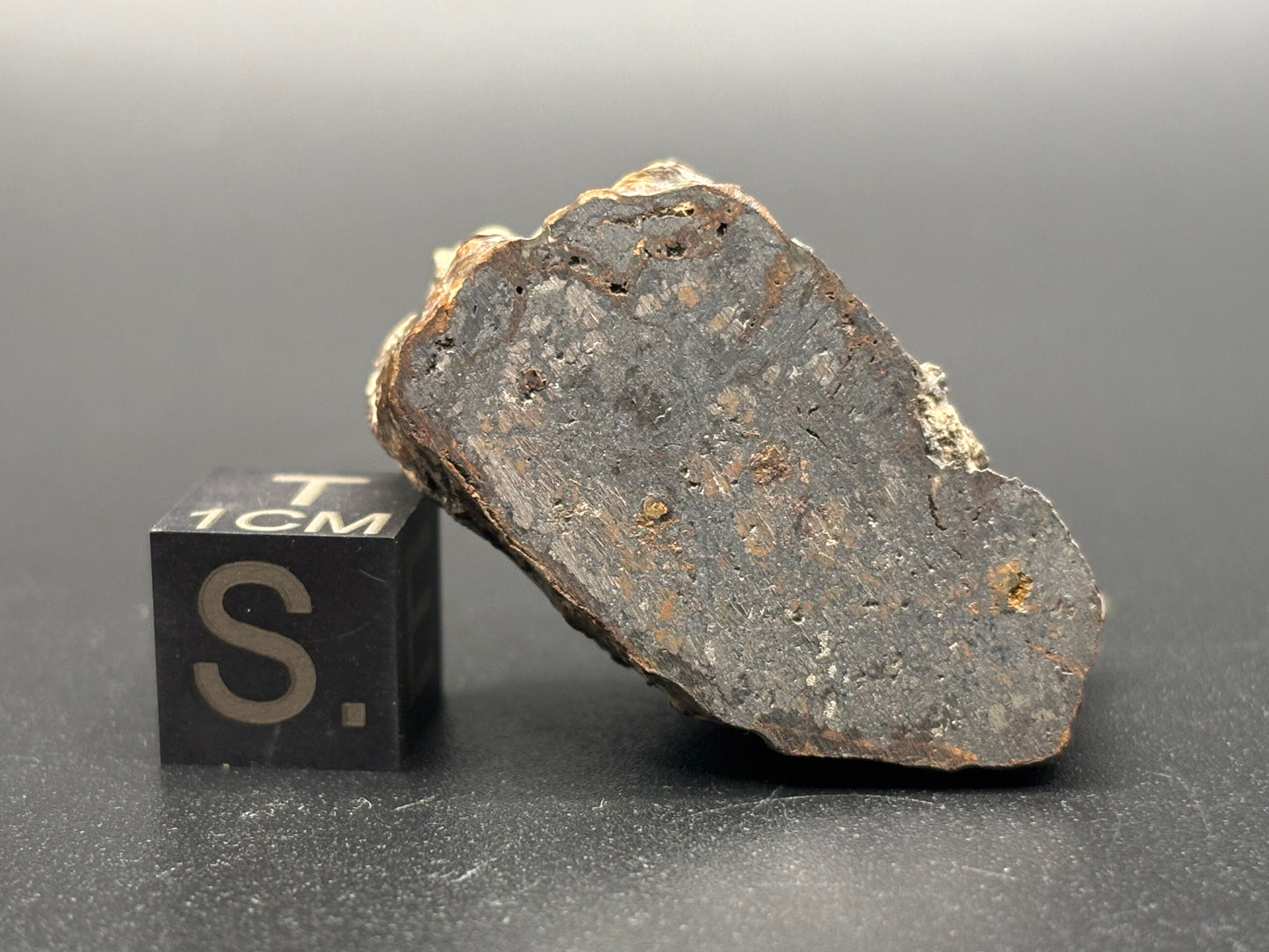 Canyon Diablo Graphite Nodule Slice – Meteor Crater, Arizona, USA