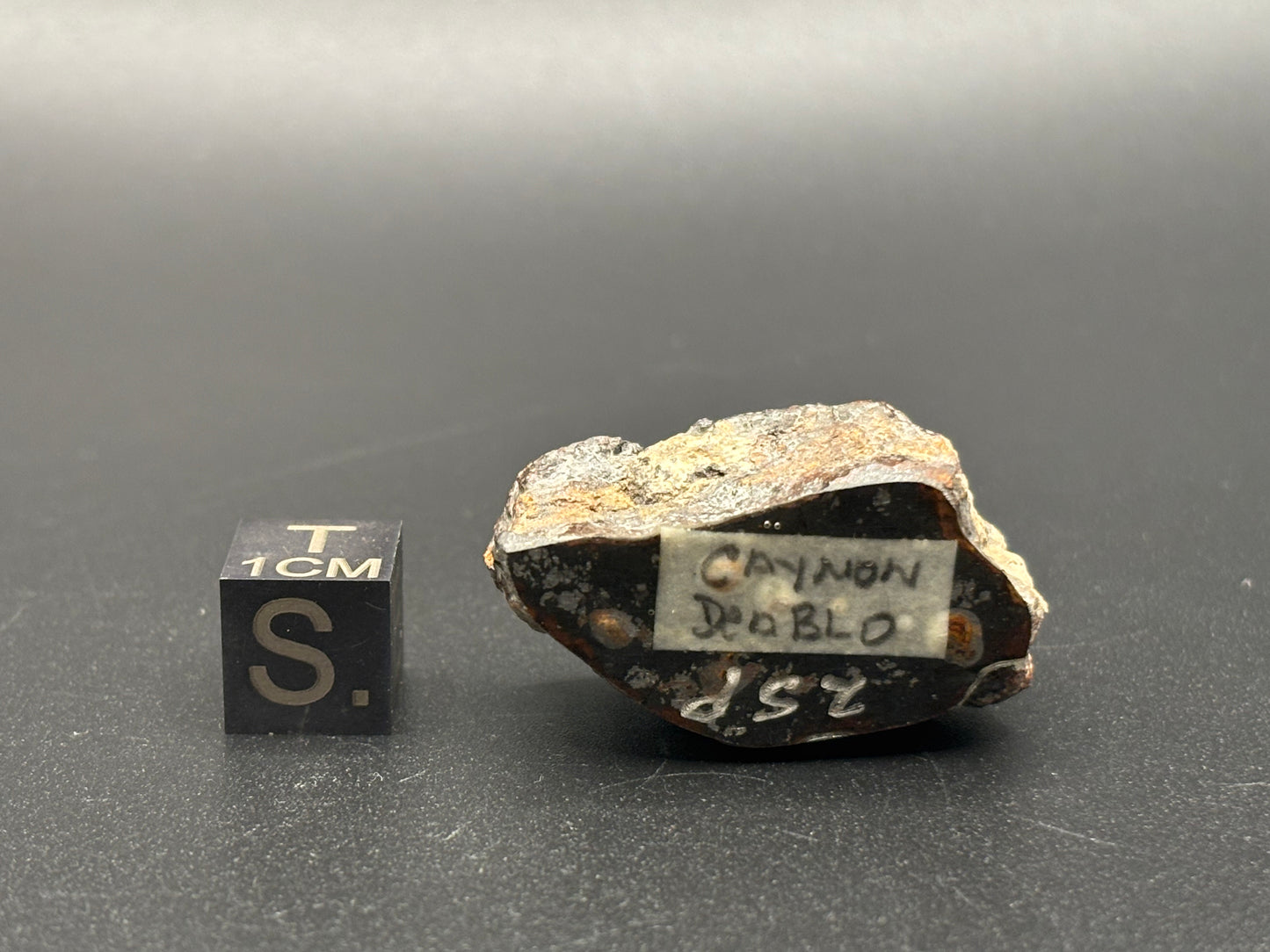 Canyon Diablo Graphite Nodule Slice – Meteor Crater, Arizona, USA