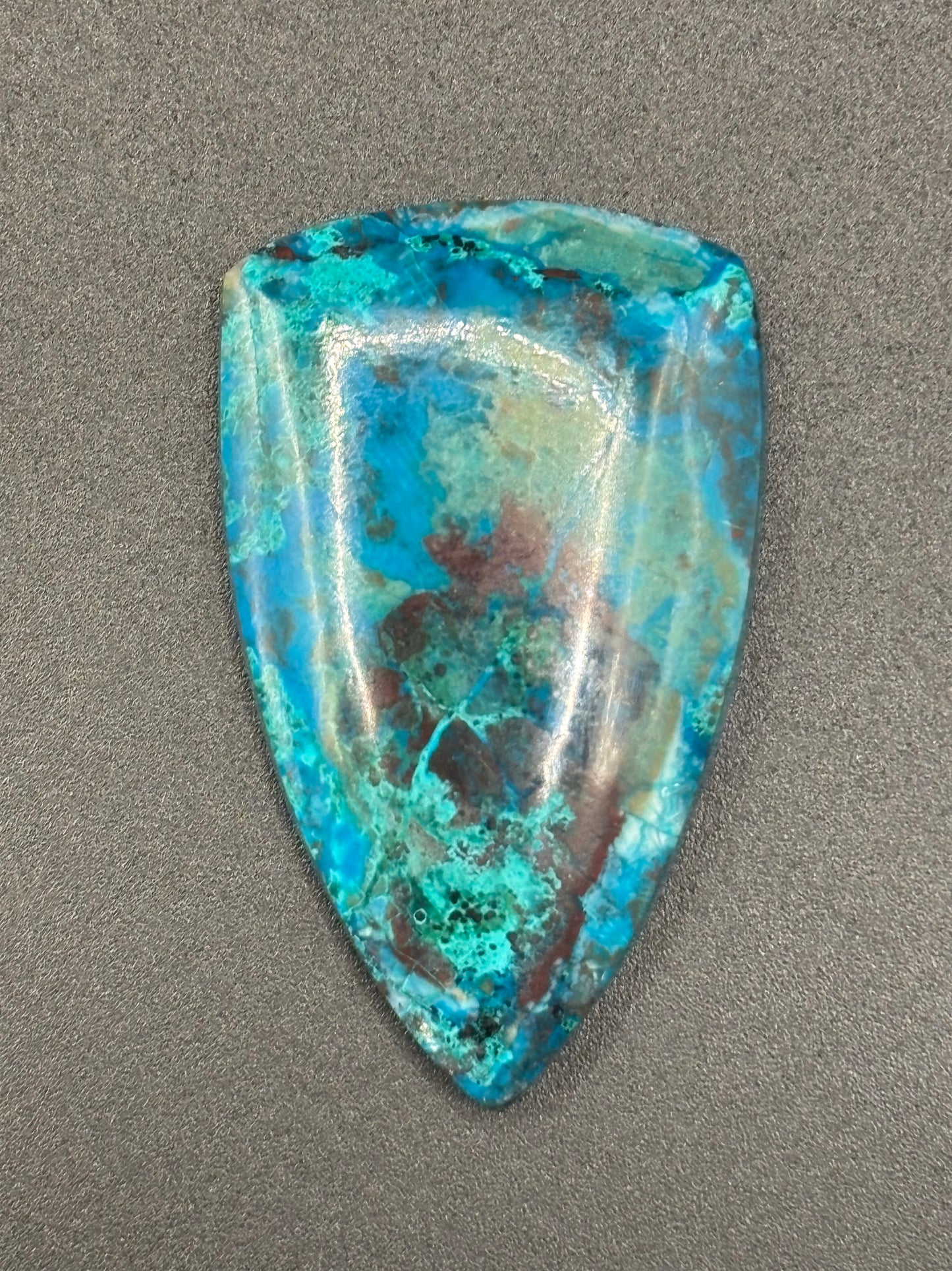 Rowley Mine Arizona Chrysocolla Cabochon Polished Copper Mineral Gemstone Cab Southwestern Lapidary