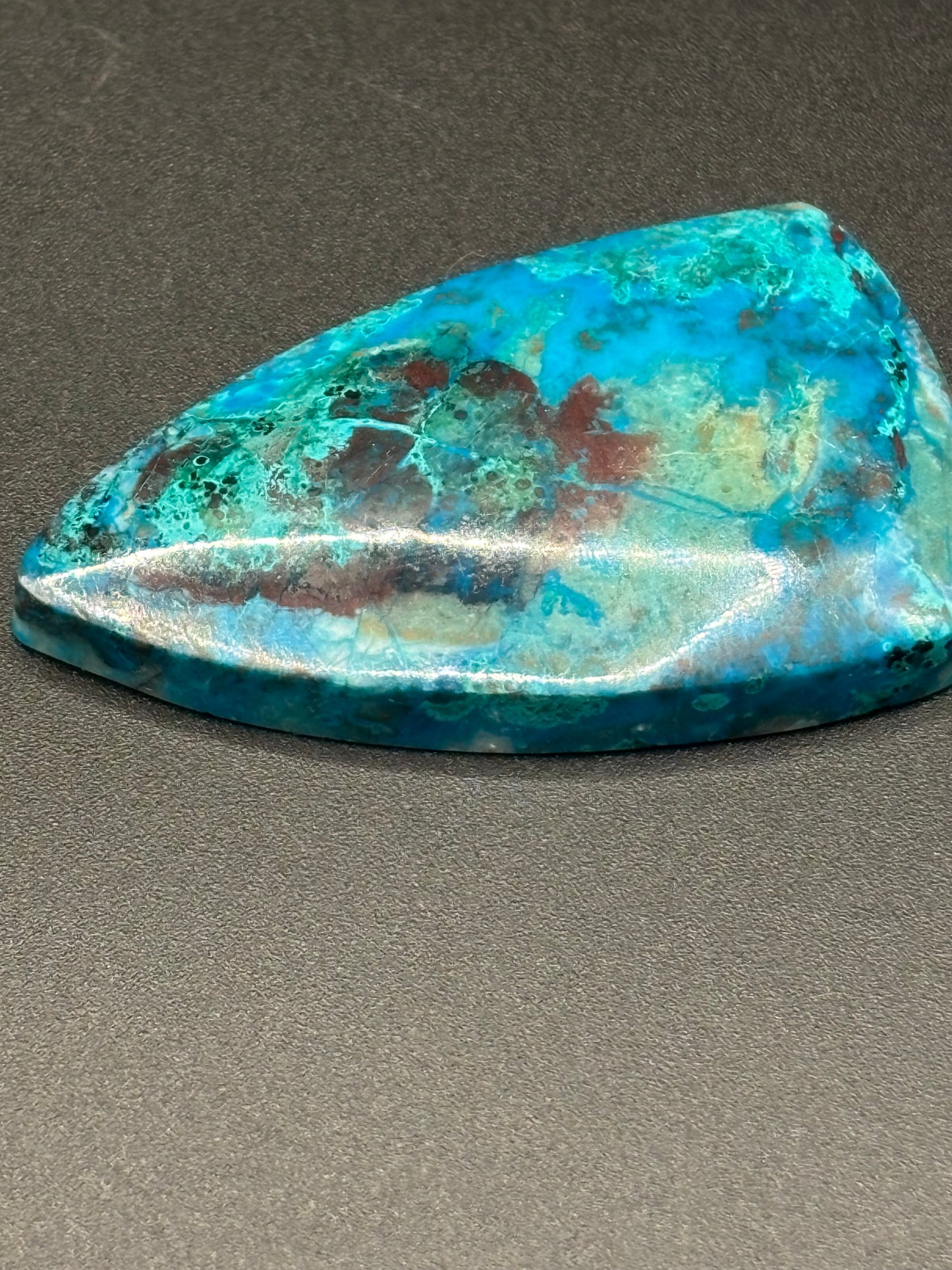 Rowley Mine Arizona Chrysocolla Cabochon Polished Copper Mineral Gemstone Cab Southwestern Lapidary