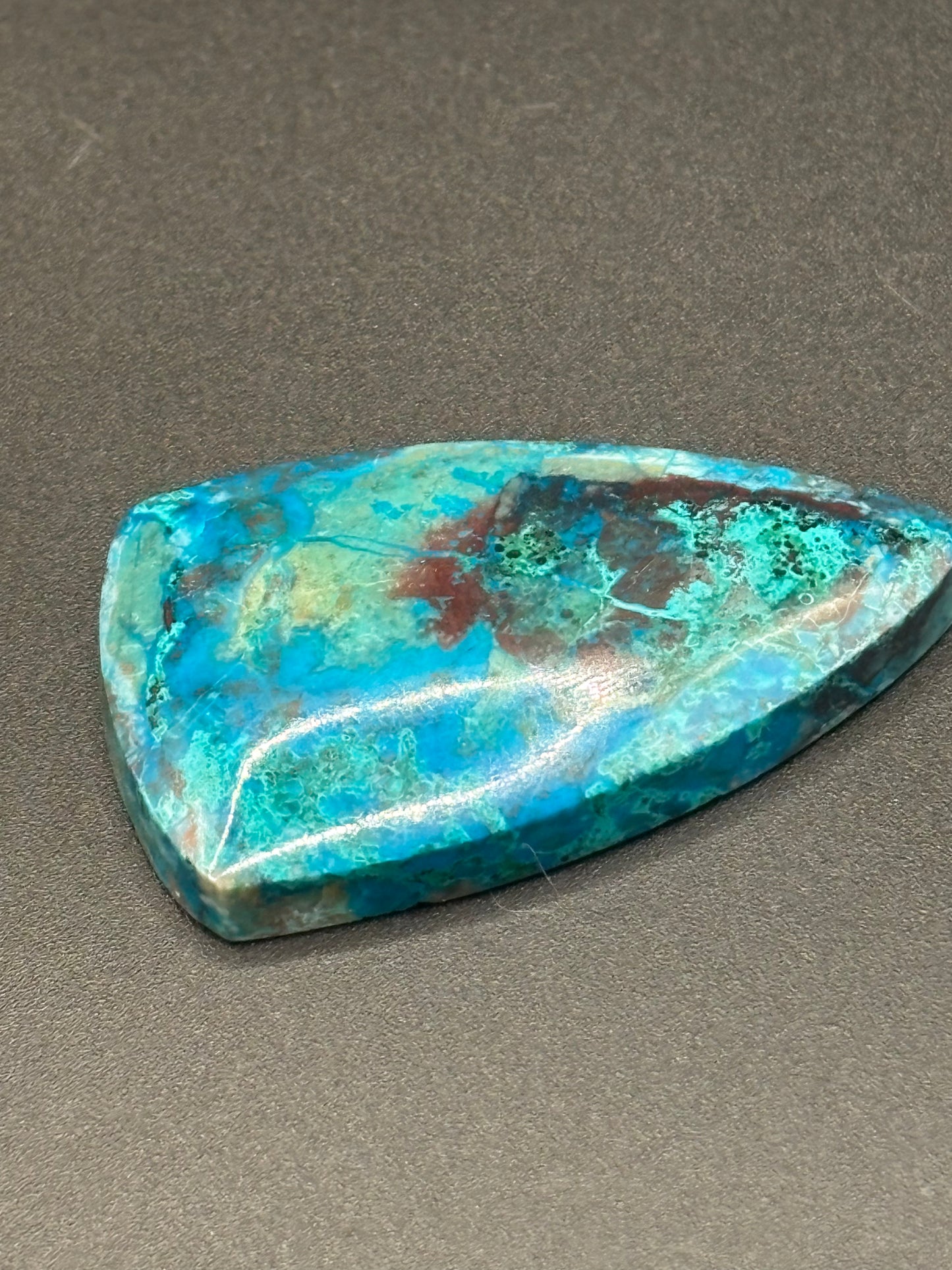 Rowley Mine Arizona Chrysocolla Cabochon Polished Copper Mineral Gemstone Cab Southwestern Lapidary