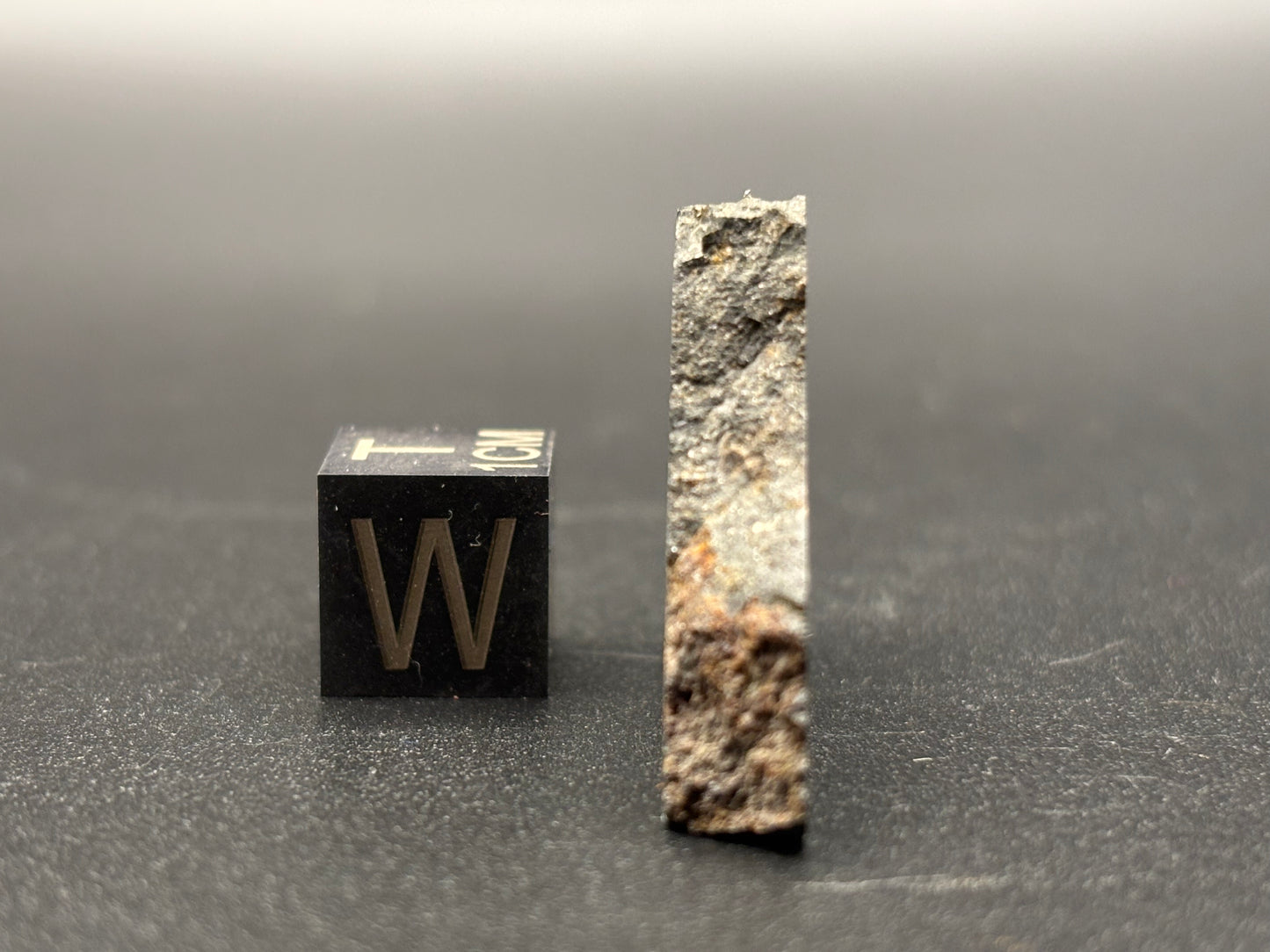 Felt (b) Meteorite Specimen Rare Official L3.5-5 Chondrite Oklahoma Meteorite Genomict Breccia