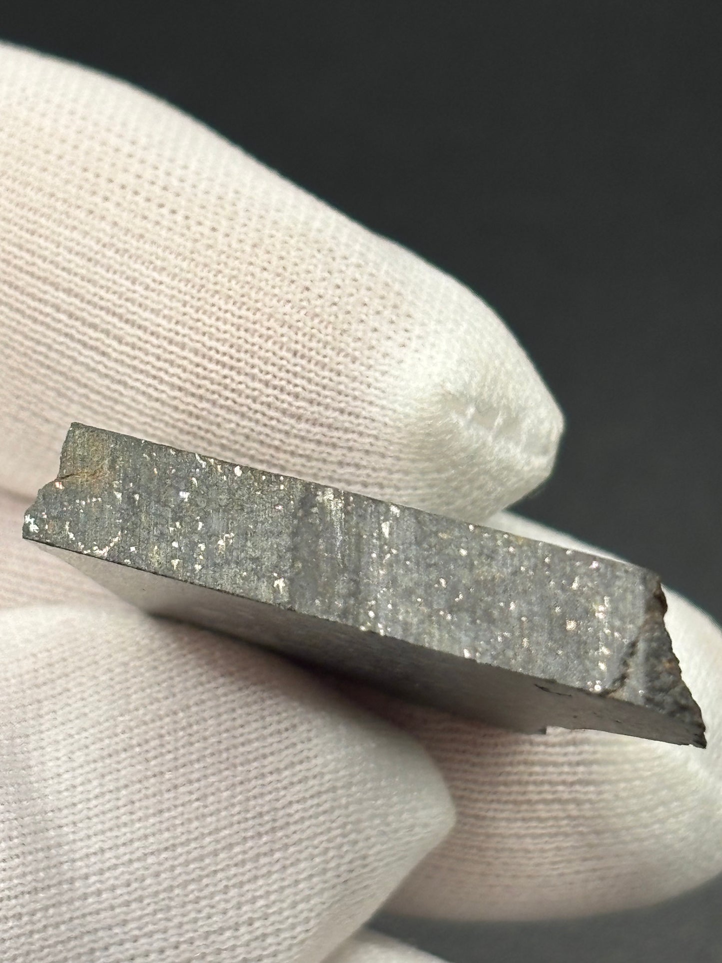 Felt (b) Meteorite Specimen Rare Official L3.5-5 Chondrite Oklahoma Meteorite Genomict Breccia