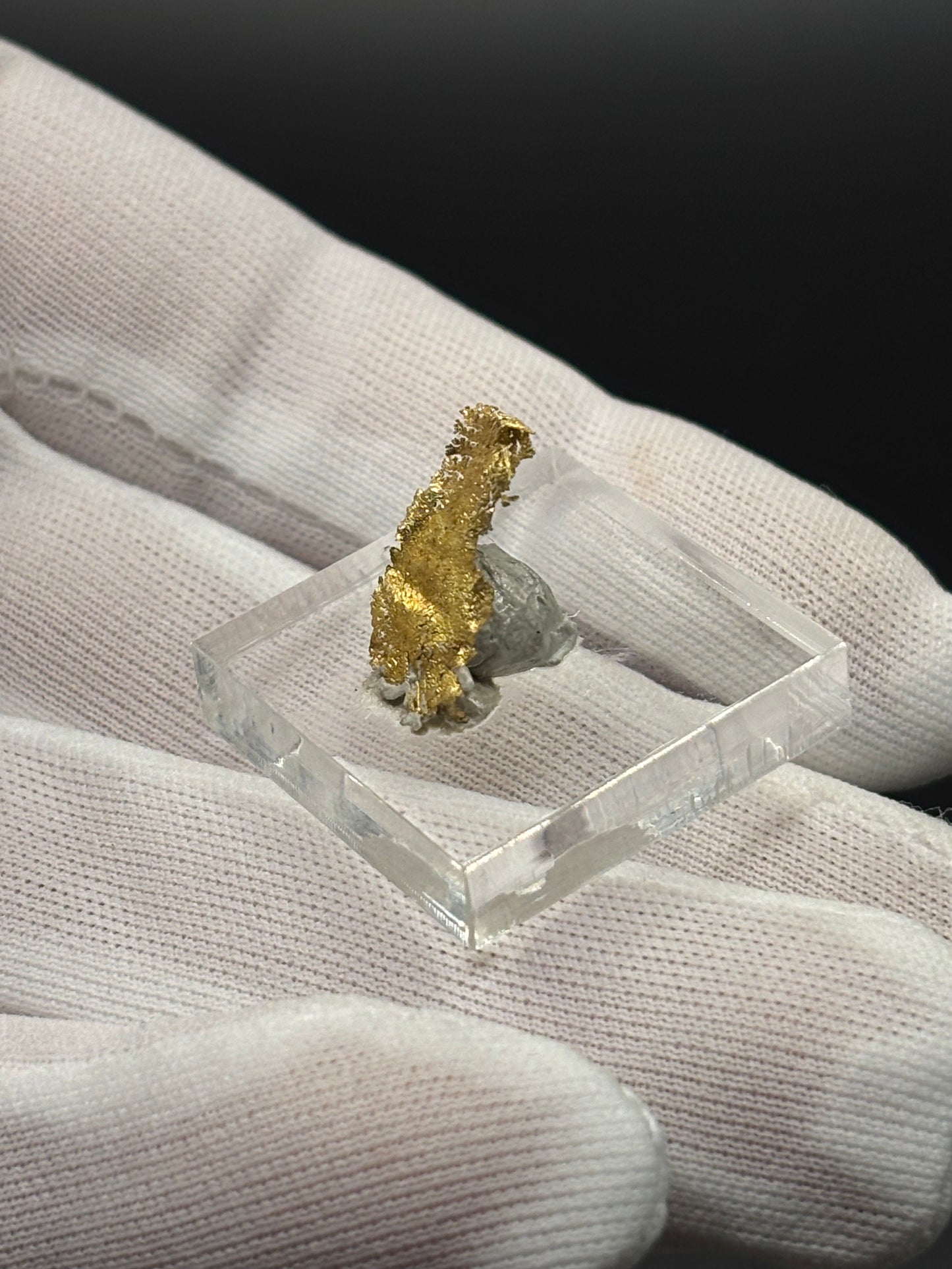 Leaf Crystalline Gold Specimen Rosia Montana Alba County Romania Native Gold Mineral