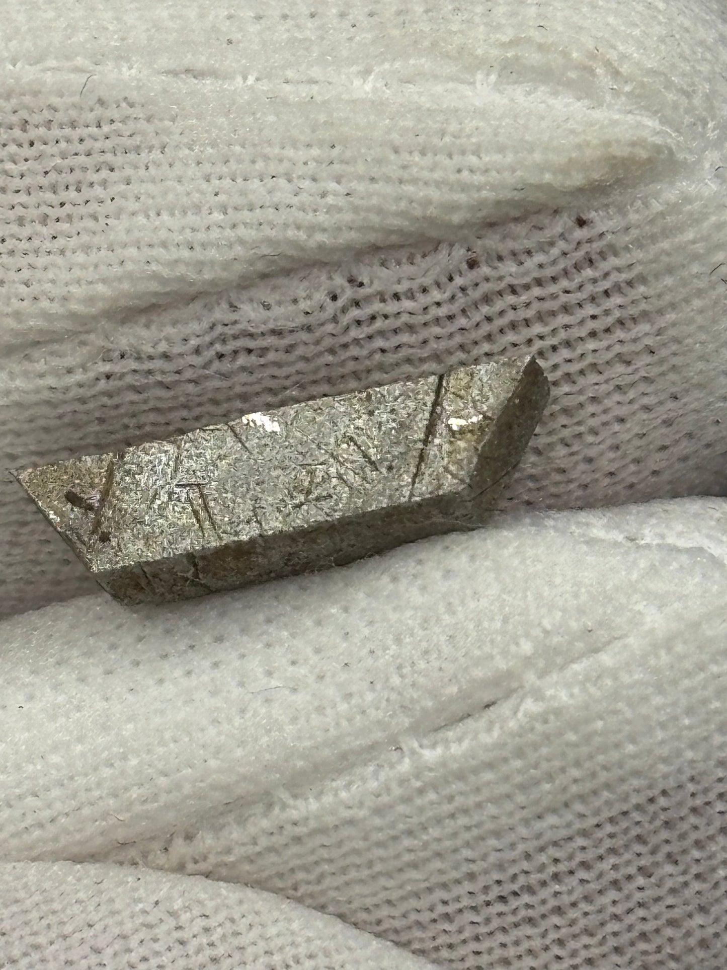 Staunton Iron Meteorite Specimen Rare Official IIIE Iron Meteorite Virginia Meteorite Found 1869