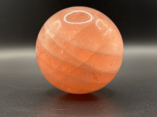 Natural Rose Quartz Sphere 2.5 Inch Polished Pink Quartz Crystal Ball Mineral Specimen