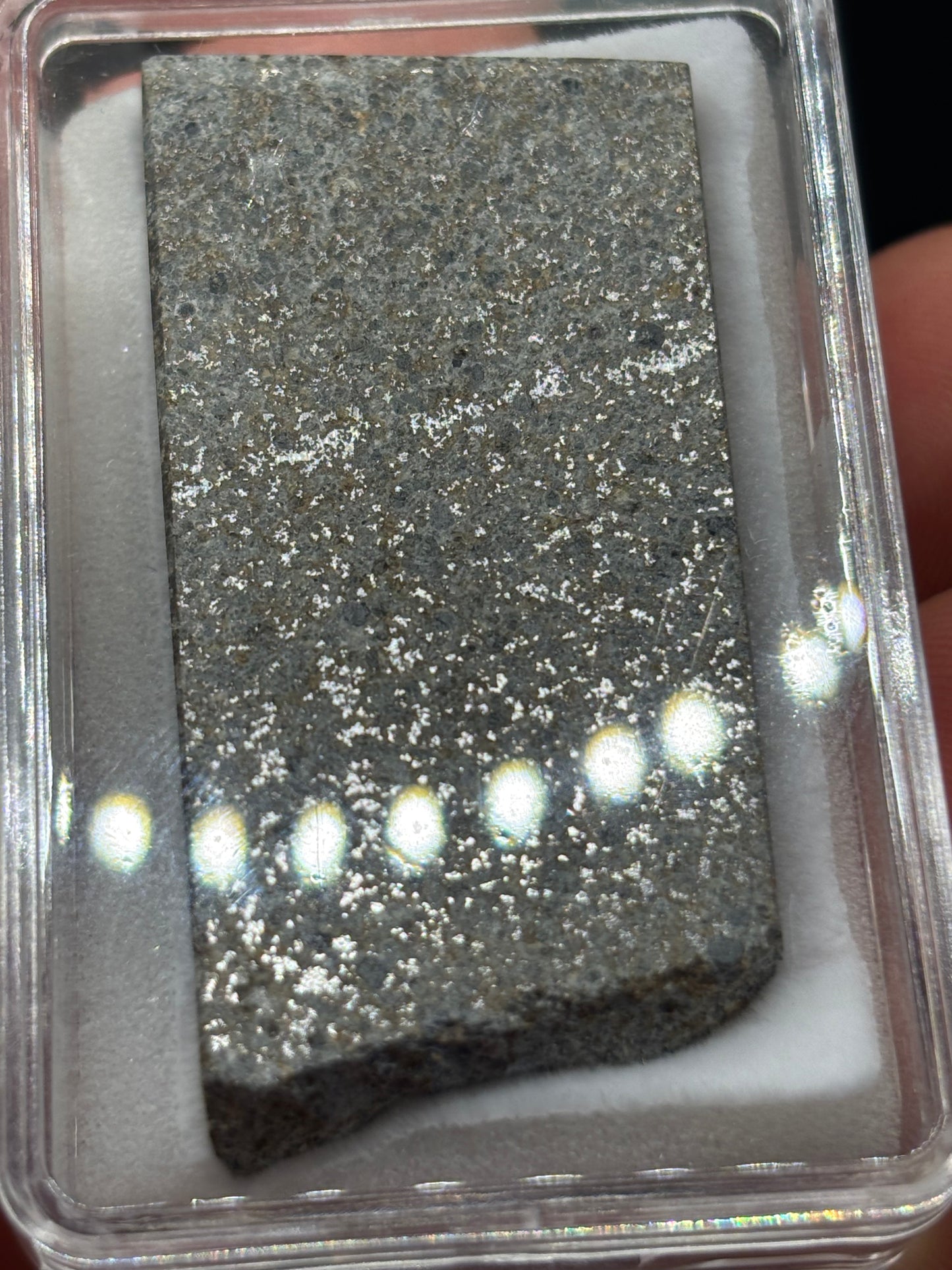 El Hammami Meteorite Specimen Official H5 Chondrite Mauritania Meteorite Historic Desert Find