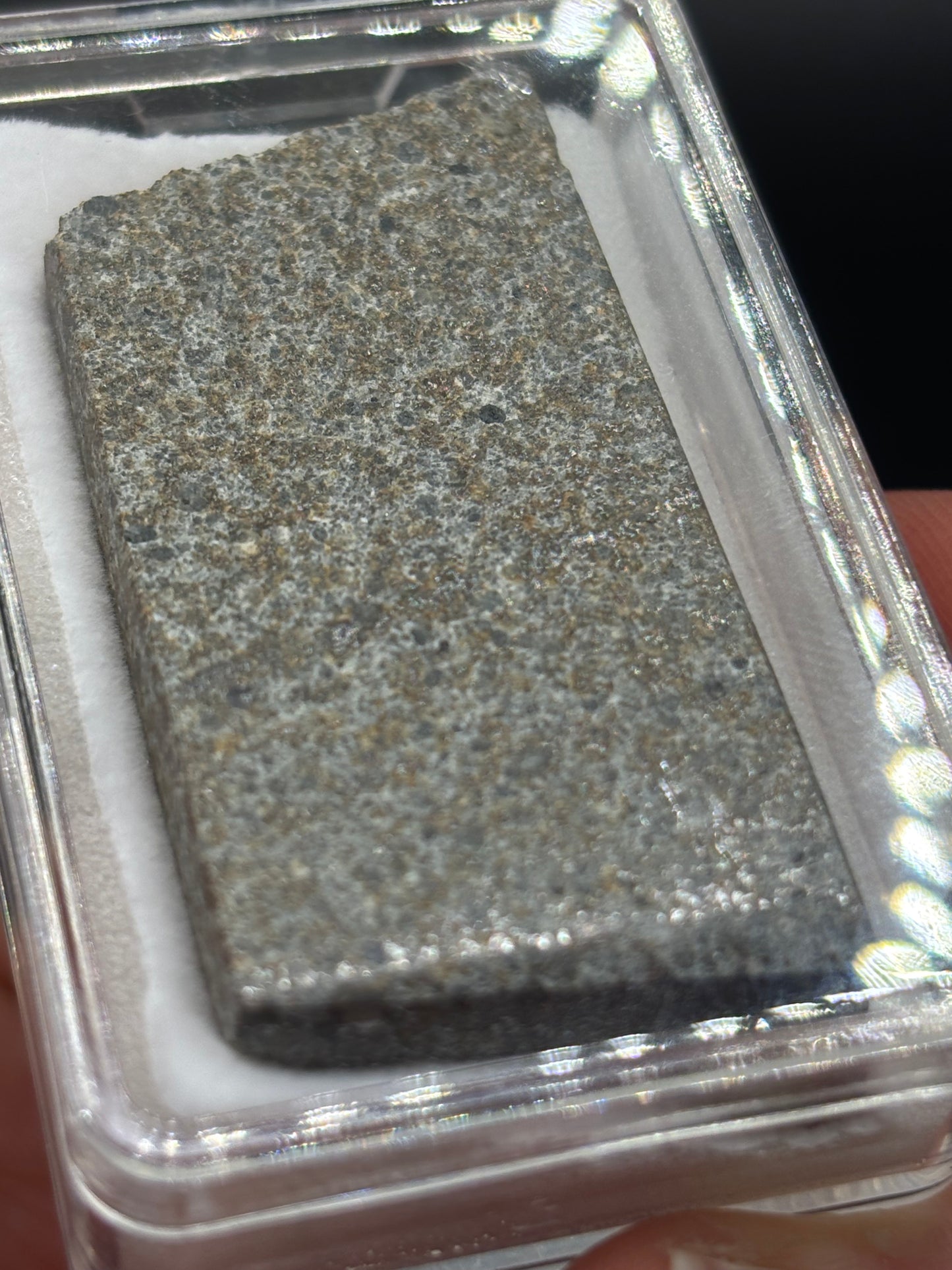 El Hammami Meteorite Specimen Official H5 Chondrite Mauritania Meteorite Historic Desert Find