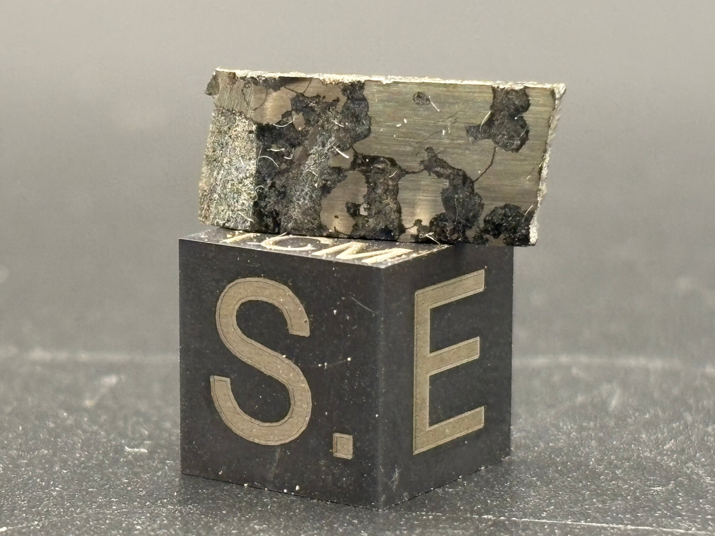 Budulan Mesosiderite Meteorite Specimen Rare Official Mesosiderite-B4 Stony-Iron Meteorite Russia