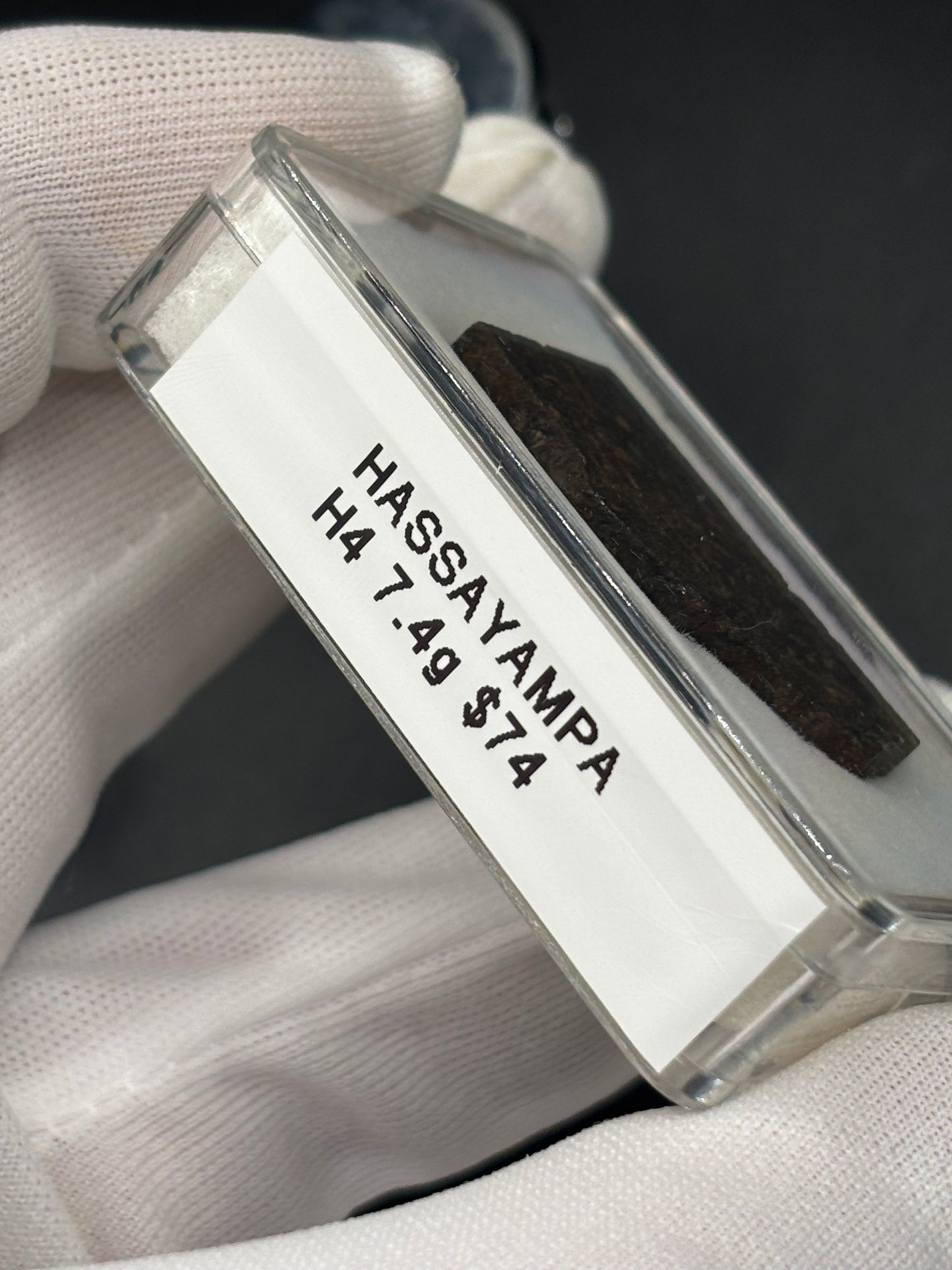 Hassayampa Meteorite Specimen Official H4 Chondrite Arizona Meteorite Historic Desert Find