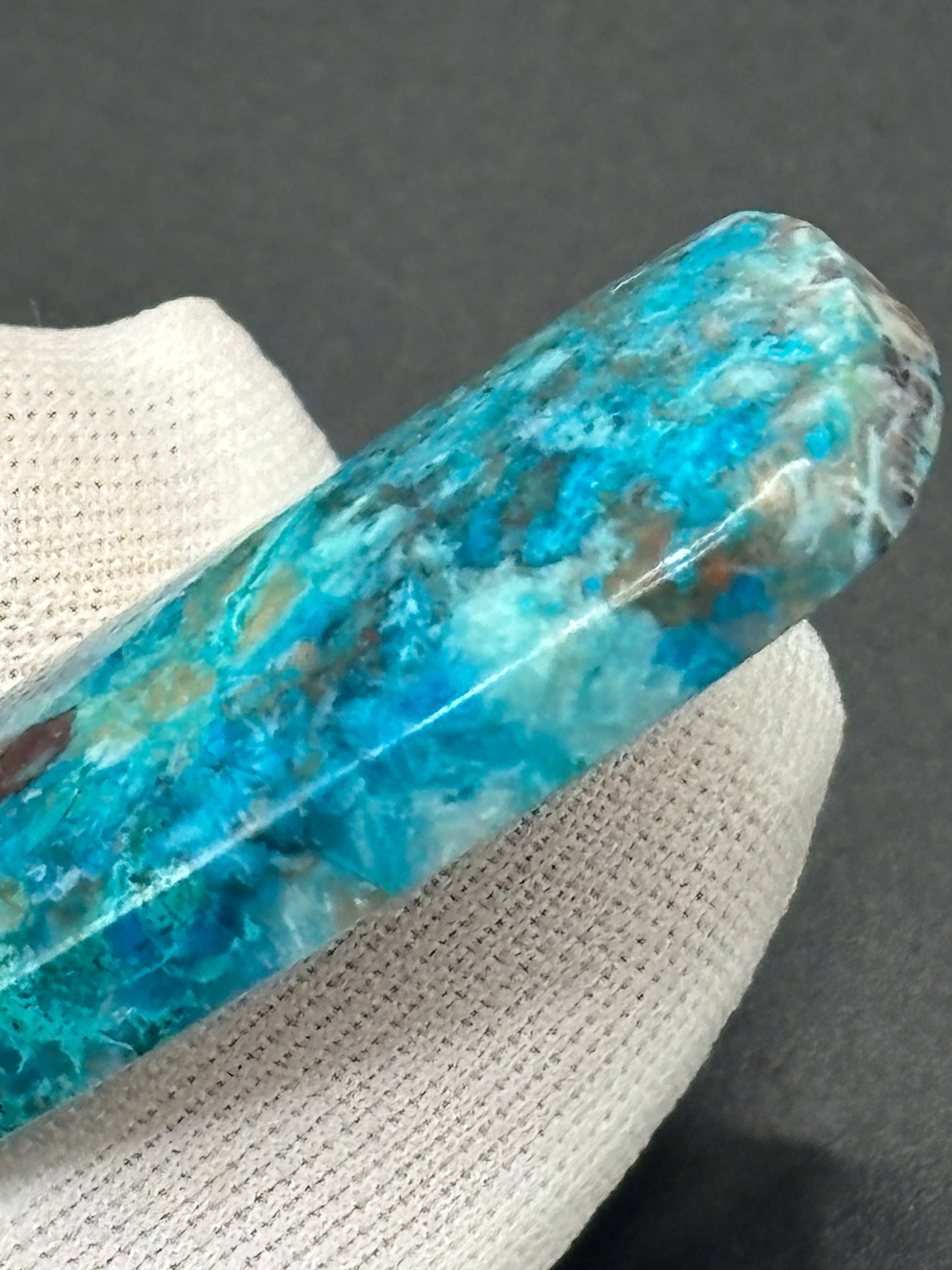 Rowley Mine Arizona Chrysocolla Cabochon Polished Copper Mineral Gemstone Cab Southwestern Lapidary