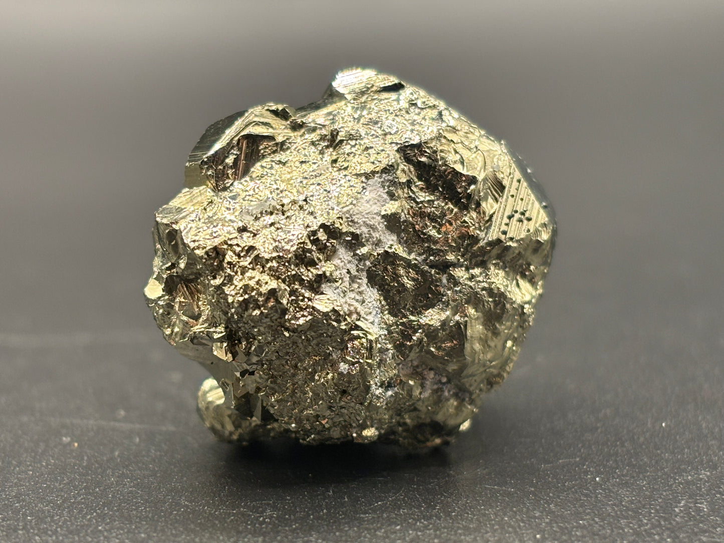 Octahedral Pyrite Crystal Cluster Huanzala Mine Peru Natural Pyrite Mineral Specimen