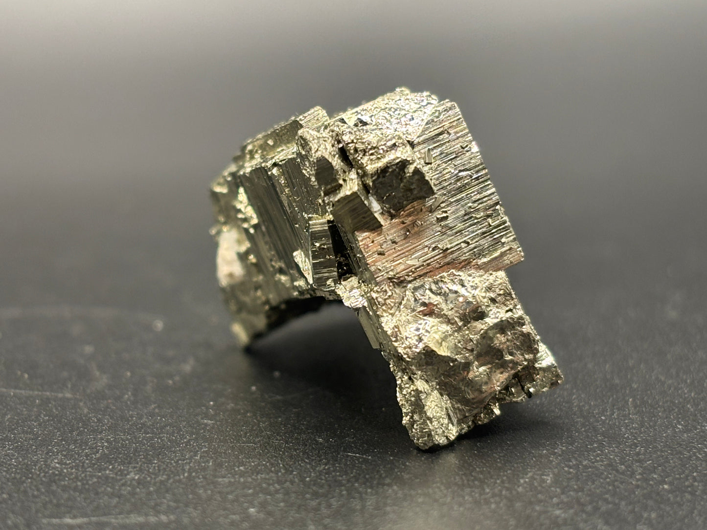 Cubic Pyrite Crystal Cluster Huanzala Mine Peru Natural Pyrite Mineral Specimen