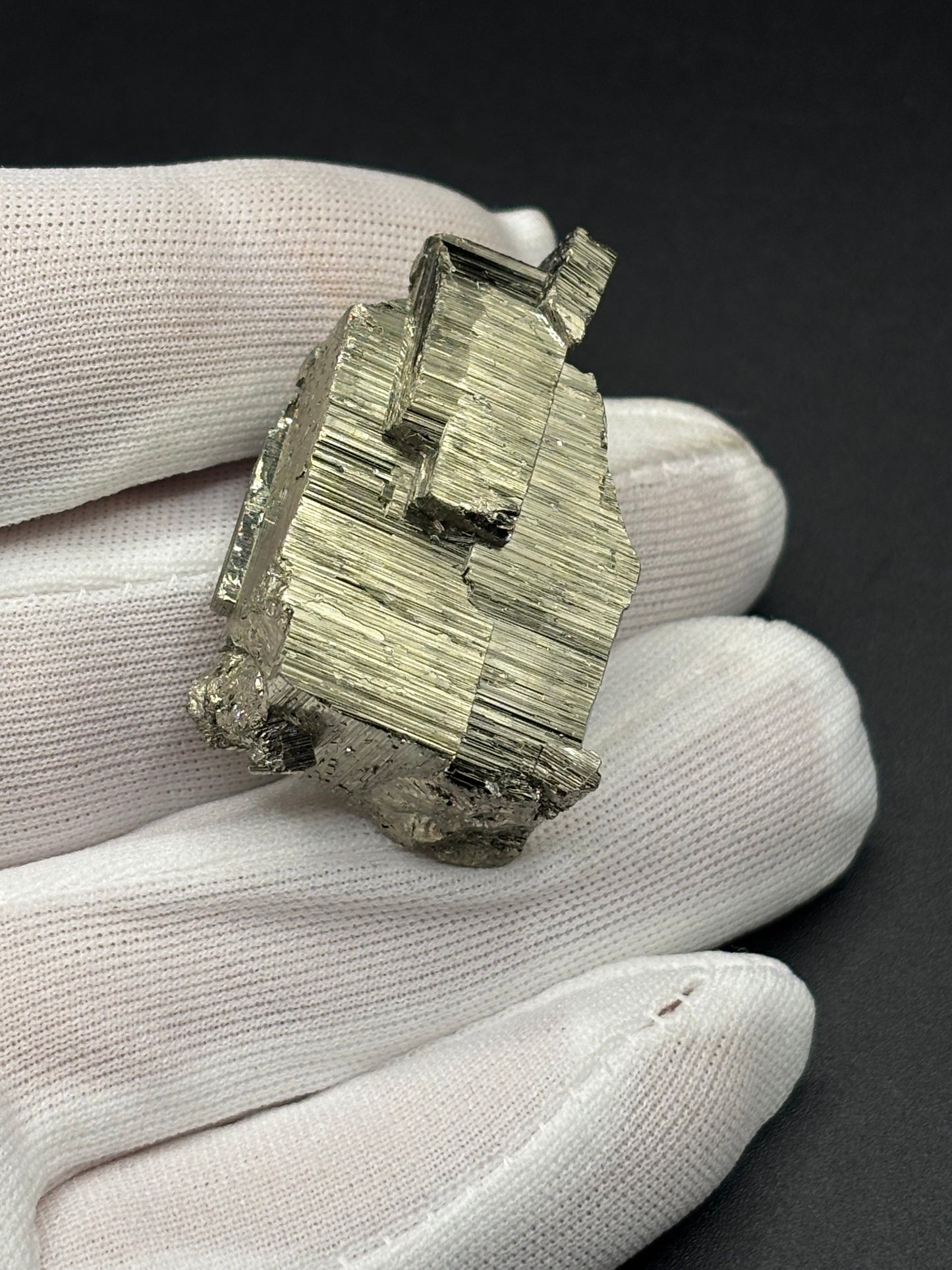 Cubic Pyrite Crystal Cluster Huanzala Mine Peru Natural Pyrite Mineral Specimen