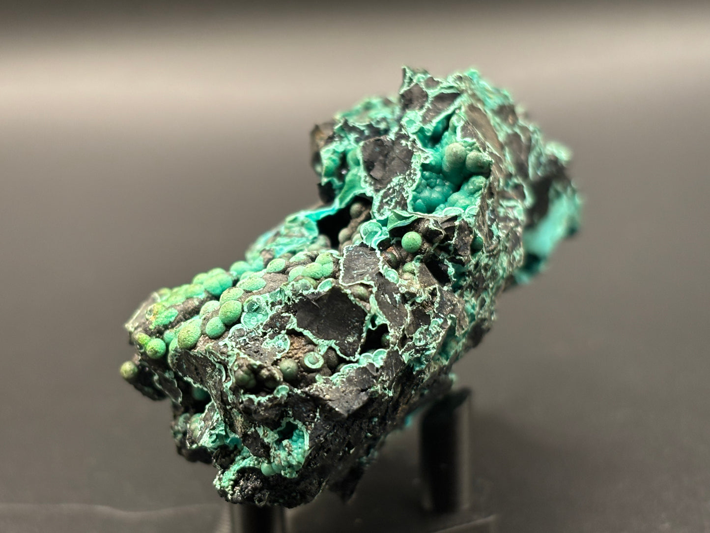 Malachite & Chrysocolla Specimen Planet Mine Arizona Copper Mineral Display Piece